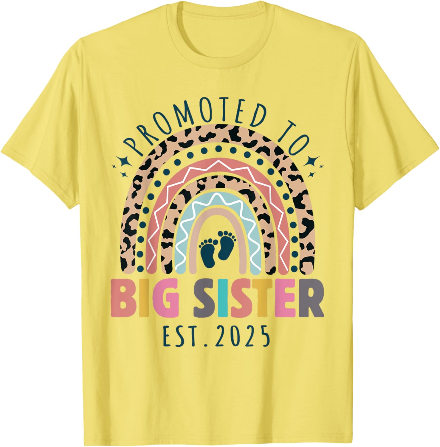 Promoted to Big Sister 2025 Funny T-Shirt for Future Sibling Excitement - 8