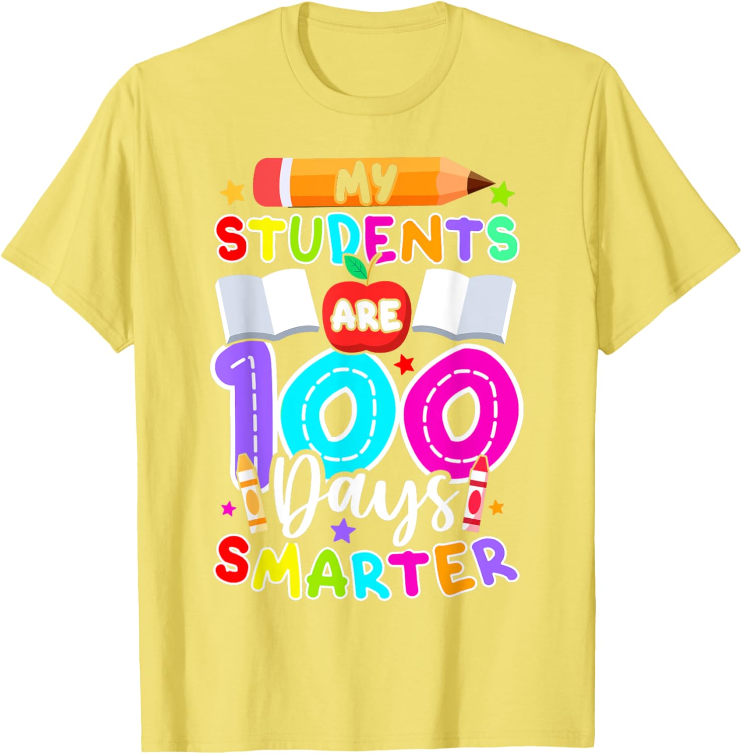 My Students Are 100 Days Smarter T-Shirt for 100th Day of School - 4