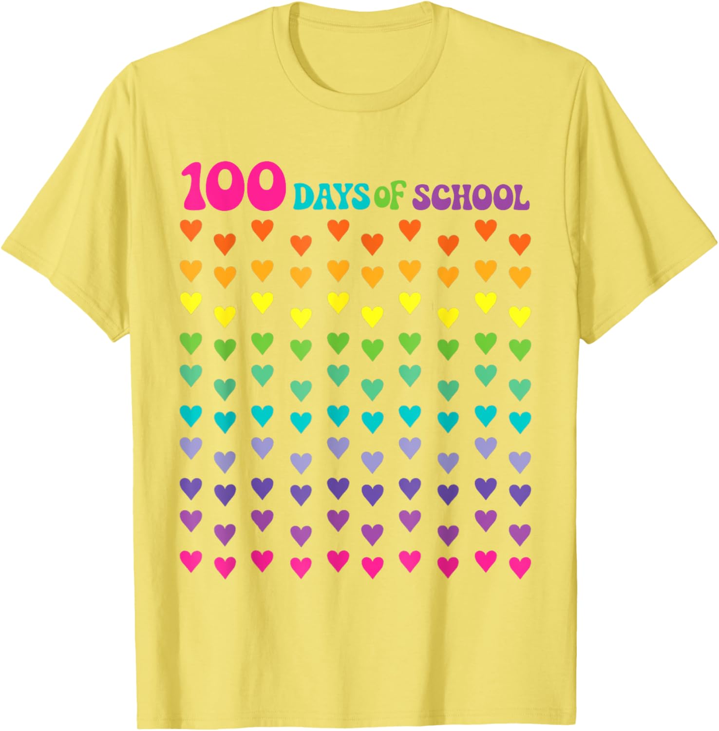 100th Day of School T-Shirt for Kids - Fun Math Numbers Design - 3