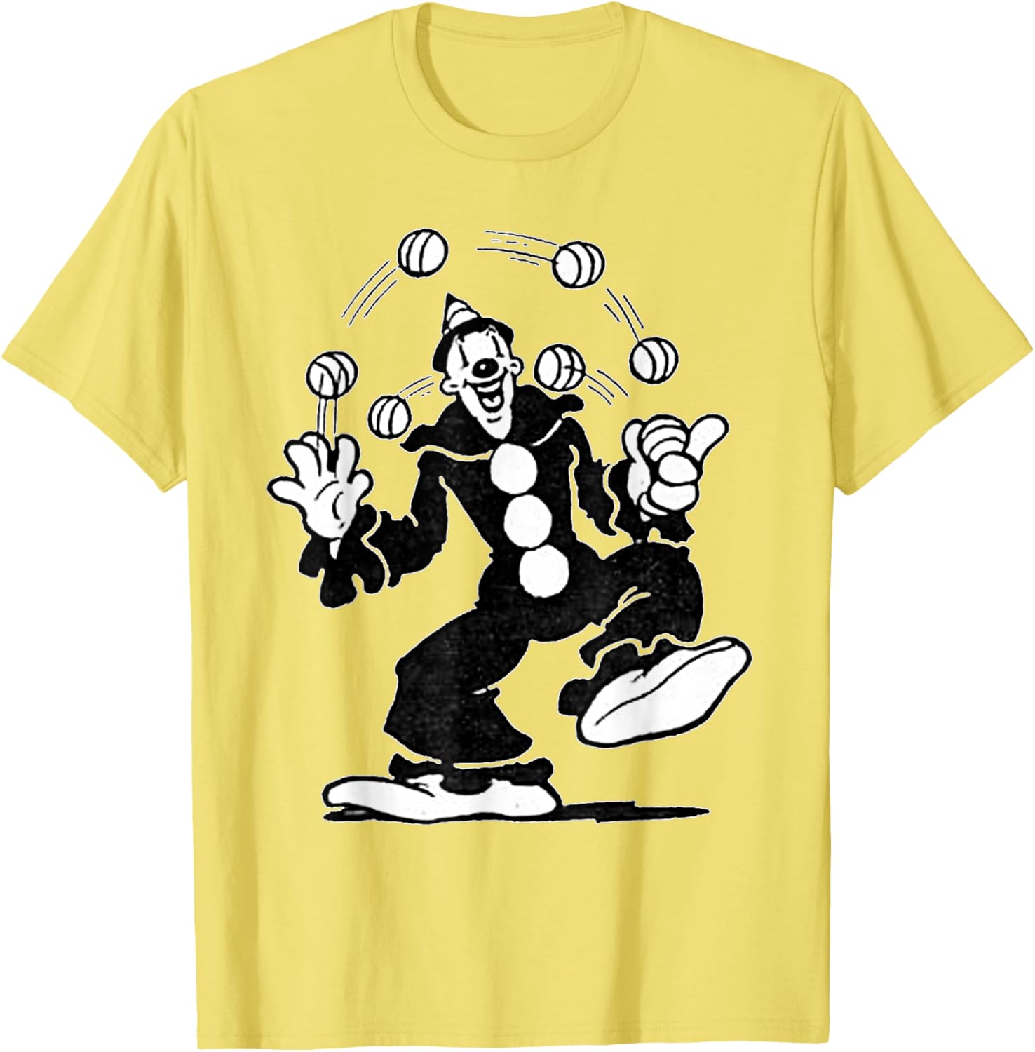 Koko the Clown Vintage Cartoon Juggling T-Shirt for Fun and Style - 9