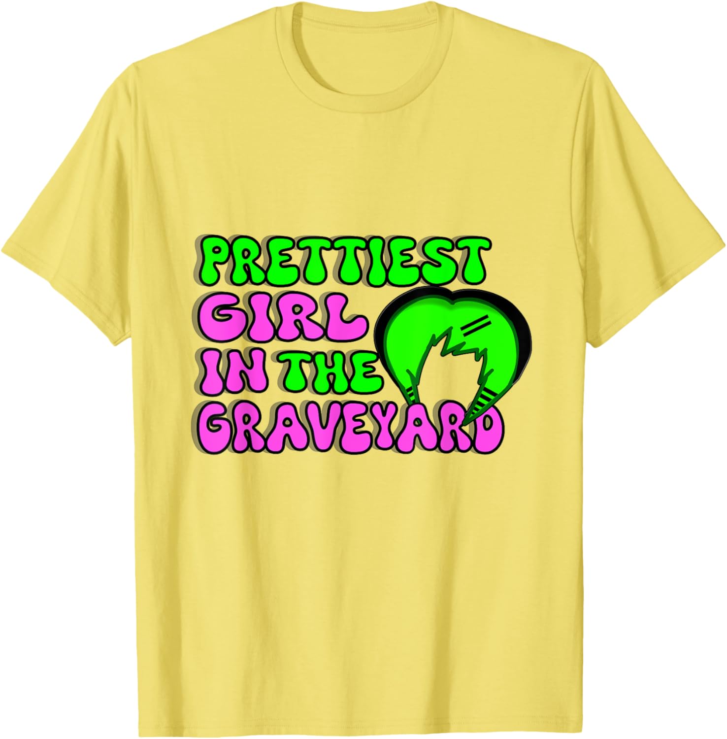 Y2K Emo Girl in Graveyard Scene T-Shirt for Stylish Kids - 6