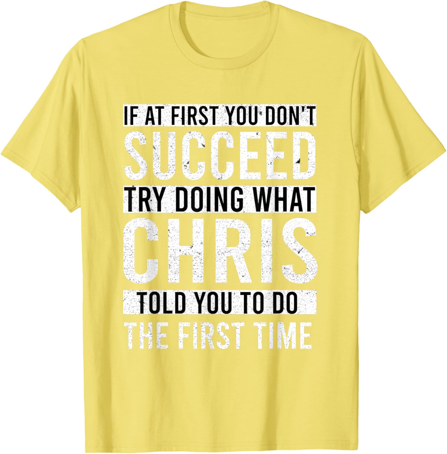 Funny Personalized CHRIS T-Shirt Gift for Dad - Unique Men's Apparel - 9