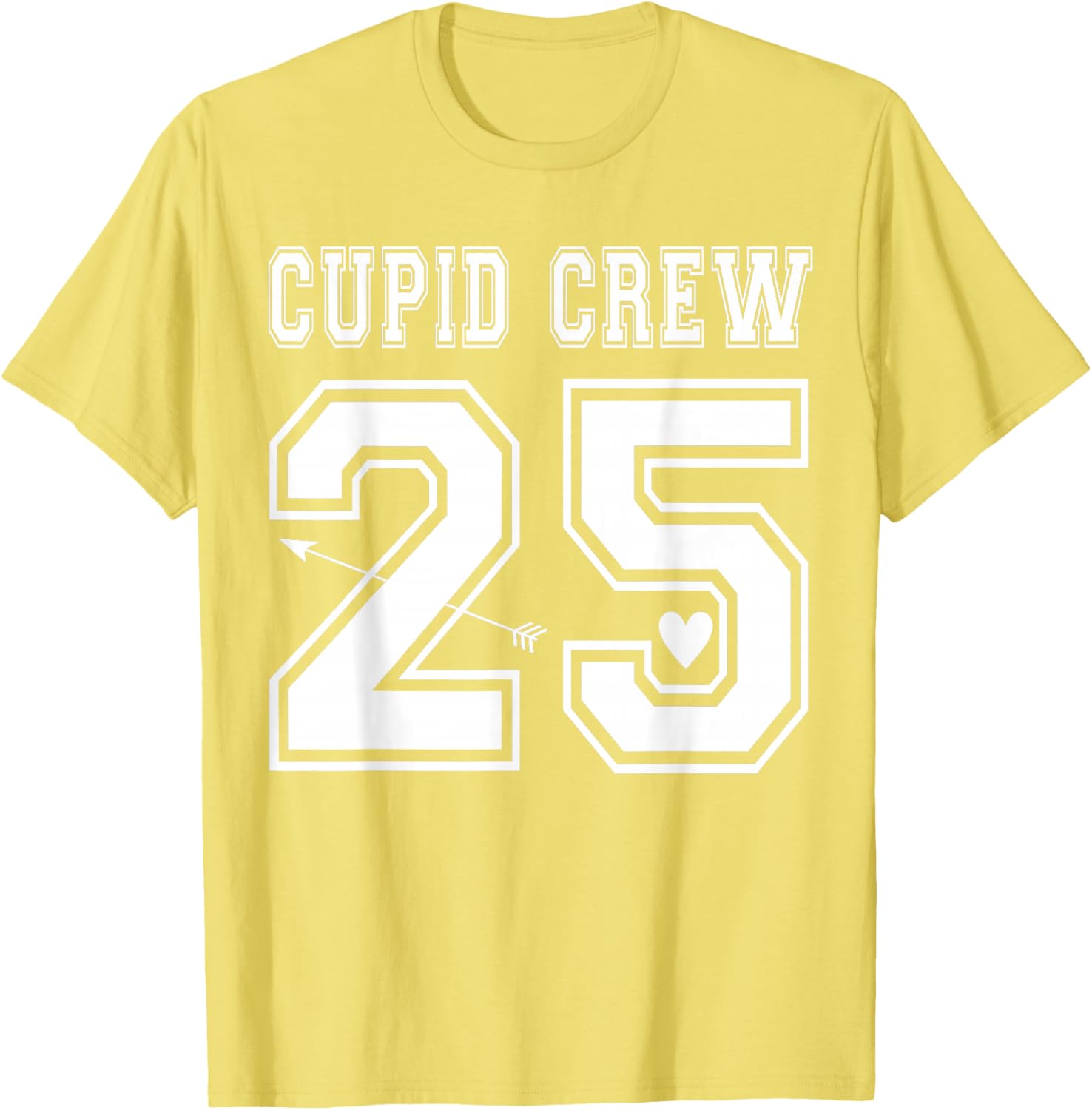 Cupid Crew 2025 Valentine's Day Love Sports Jersey Style T-Shirt - 21