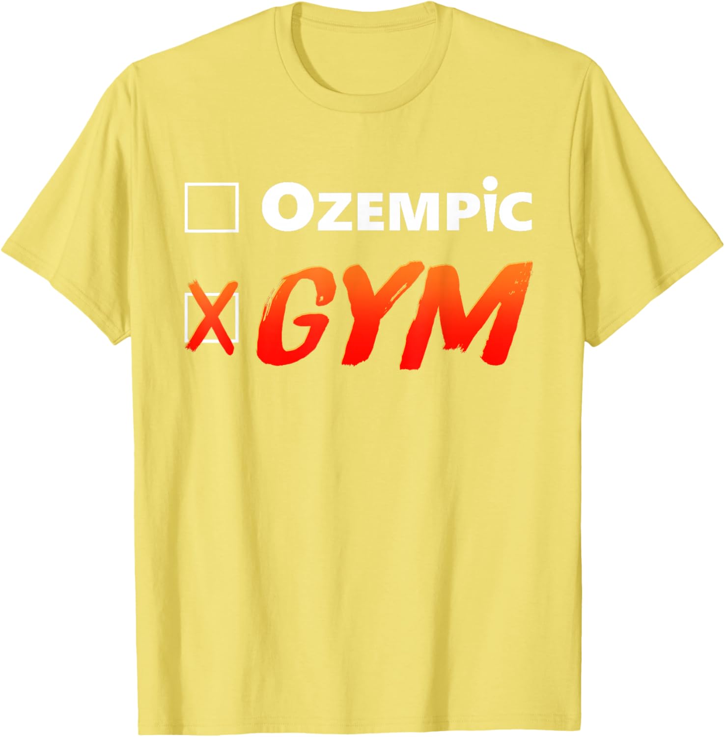 Funny Ozempic Gym T-Shirt for Fitness Lovers - Unique Design Apparel - 6