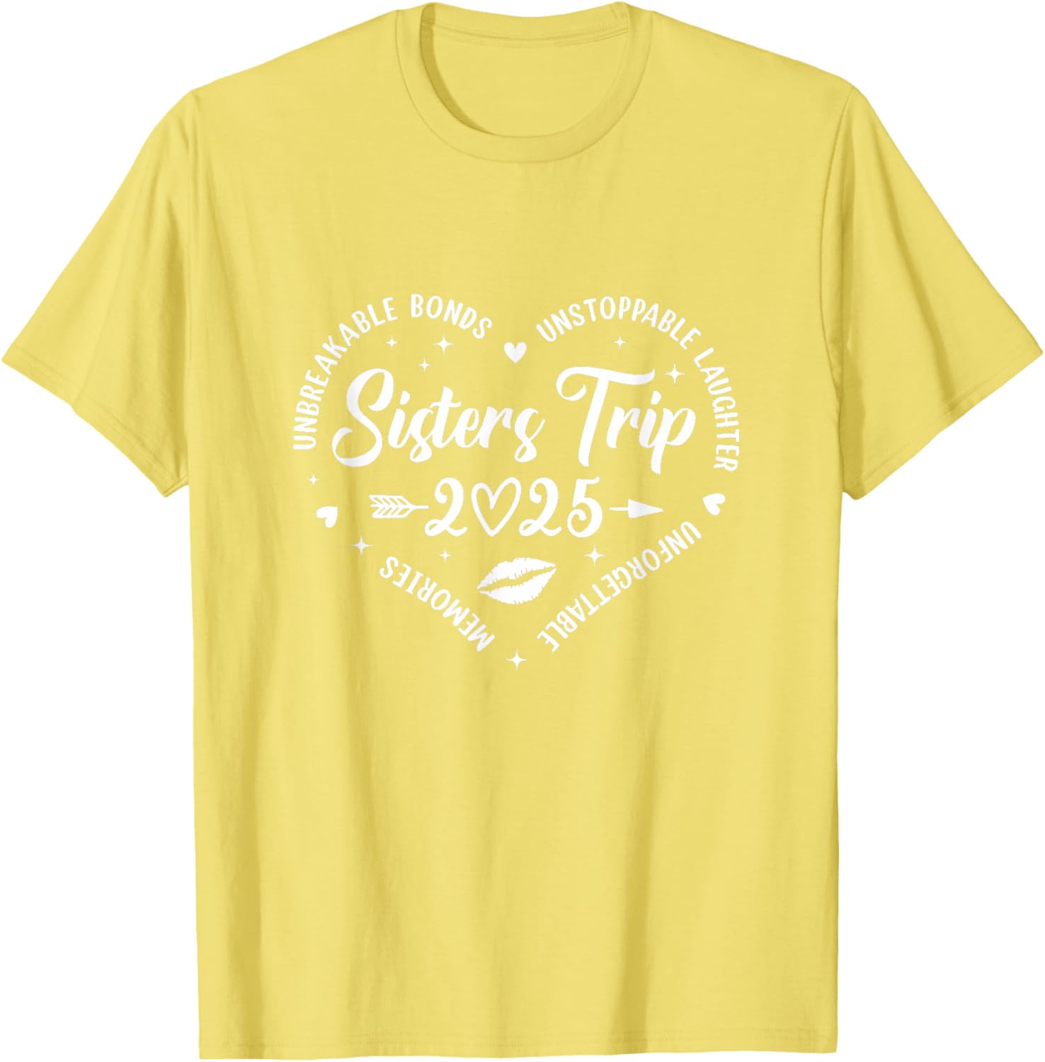 Sisters Trip 2025 Retro T-Shirt for Friends Vacation Memories - 24