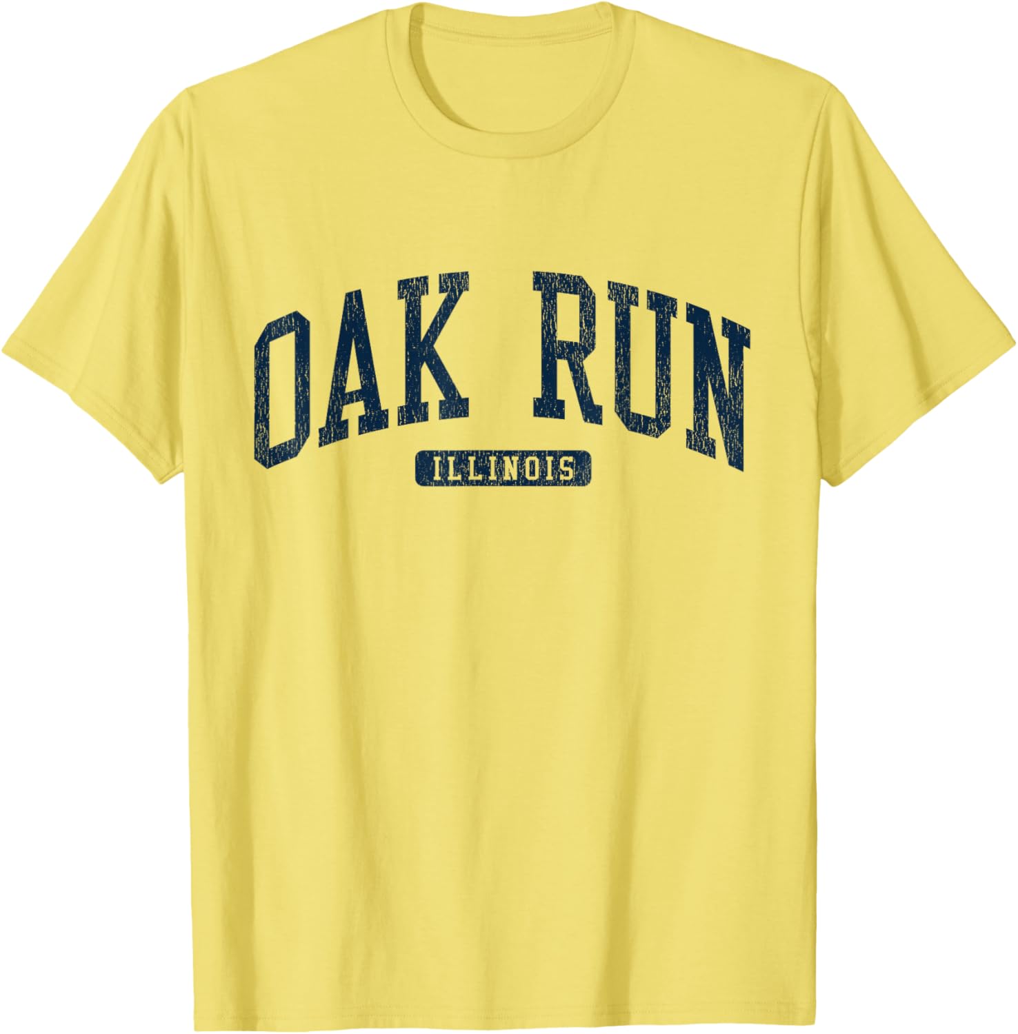 Oak Run Illinois College University Blue T-Shirt for Students and Fans - 3