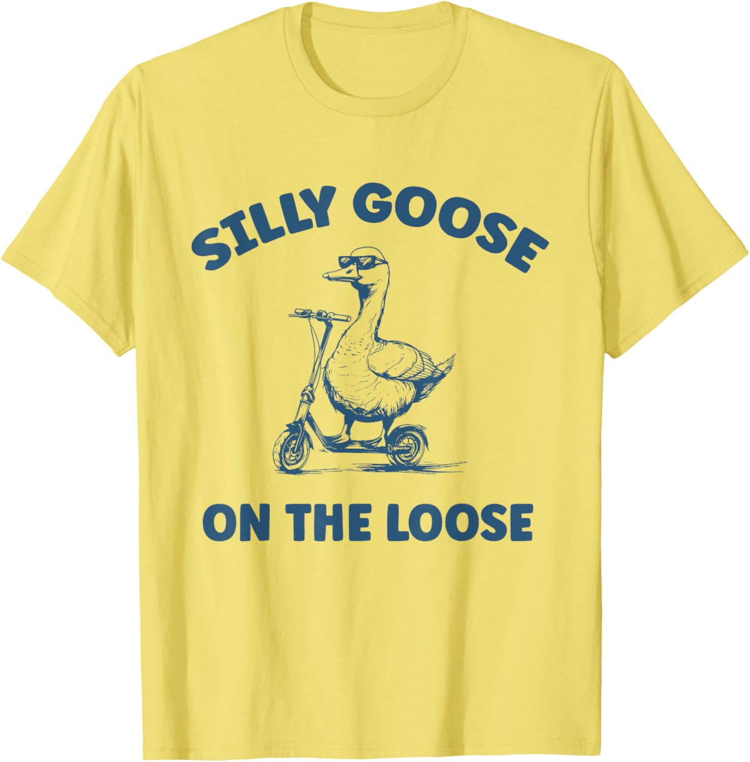 Funny Silly Goose On The Loose Kids T-Shirt for Boys and Girls - 6