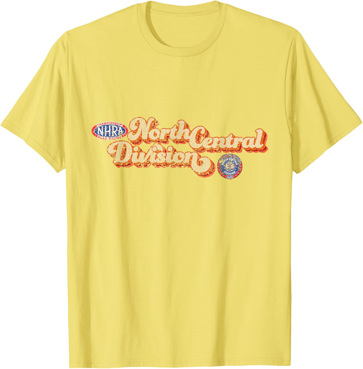 Vintage NHRA North Central Division T-Shirt for Racing Fans - 13