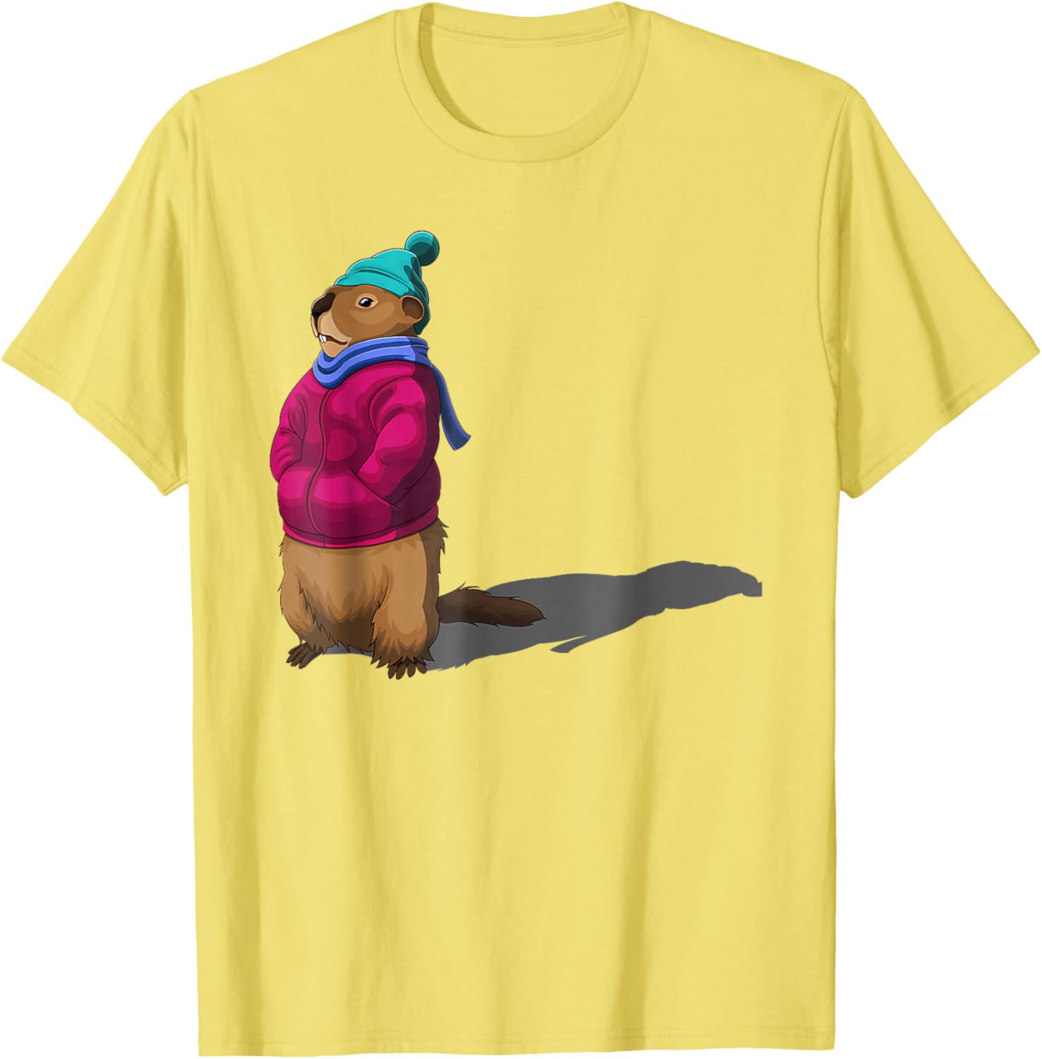 Funny Ground Hog Day T-Shirt for Men and Women - Cute Groundhog Design - 2