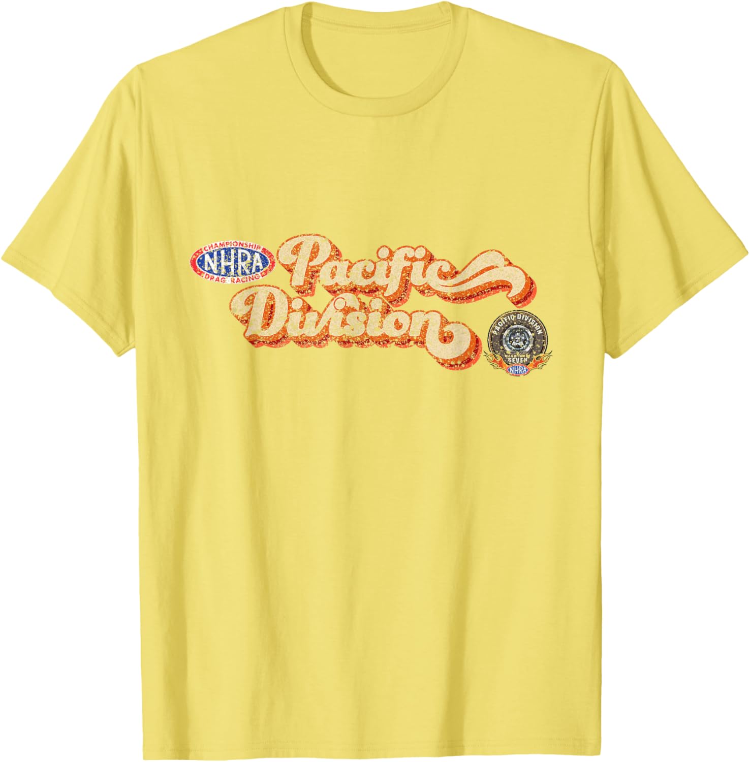NHRA Pacific Division Vintage T-Shirt for Racing Enthusiasts and Fans - 12