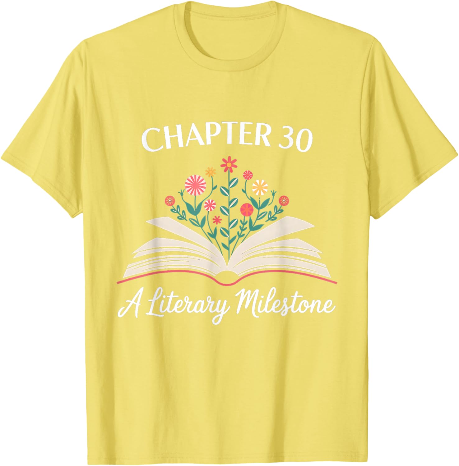 Funny 30th Birthday T-Shirt Chapter 30 Literary Milestone Gift - 6