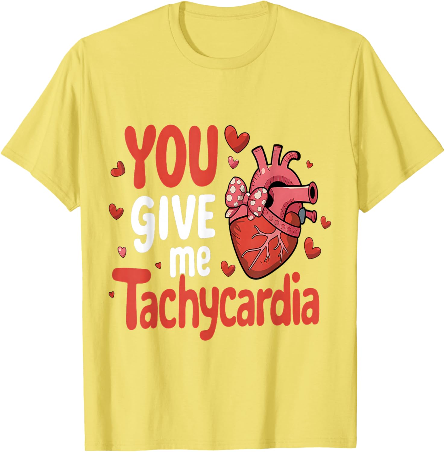 Cute You Give Me Tachycardia Nurse Valentines Day Scrub Top for Women - 11