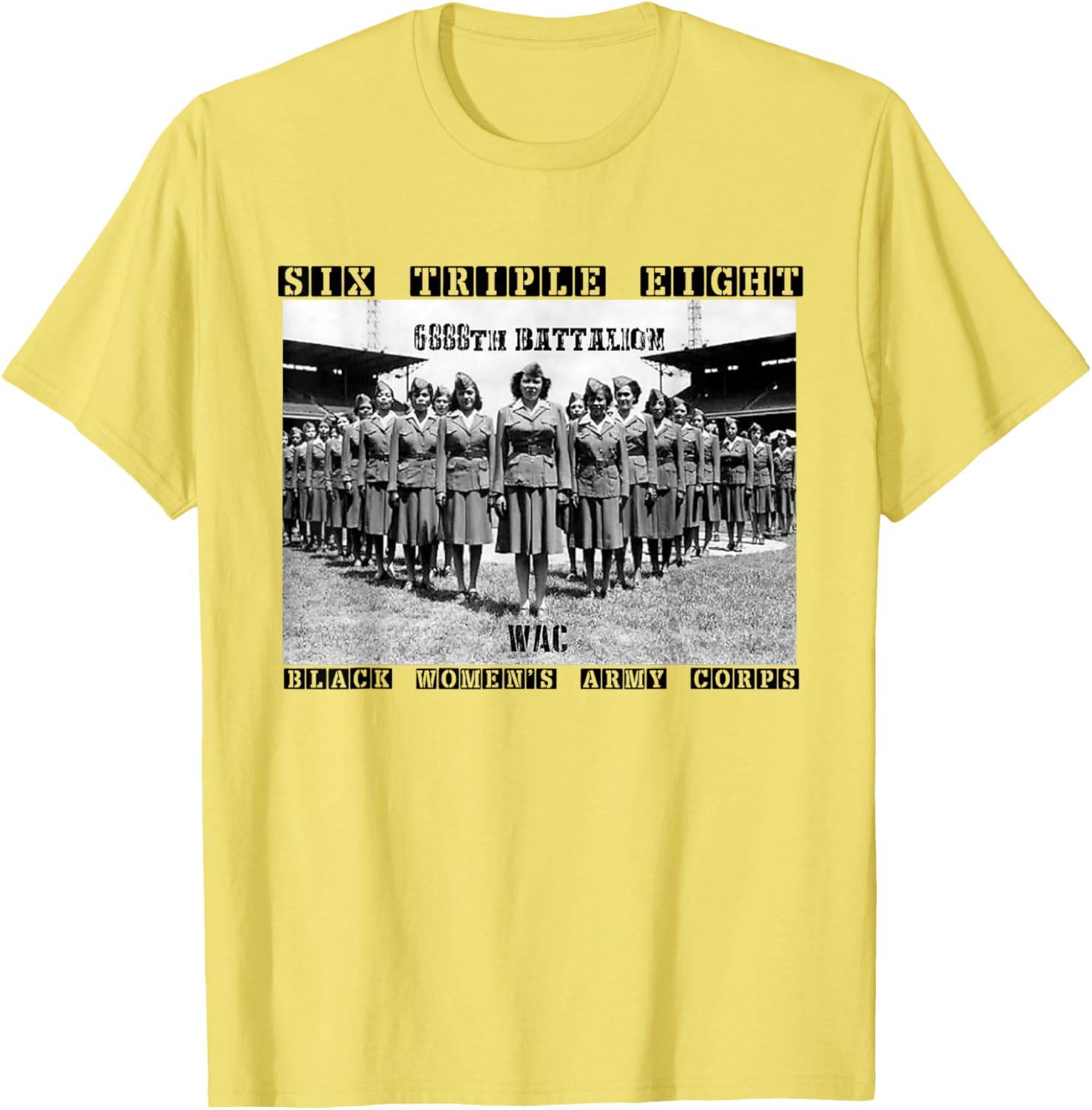 Elegant 6888th Army Corps T-Shirt for Black Women – Support Charity Adams - 9