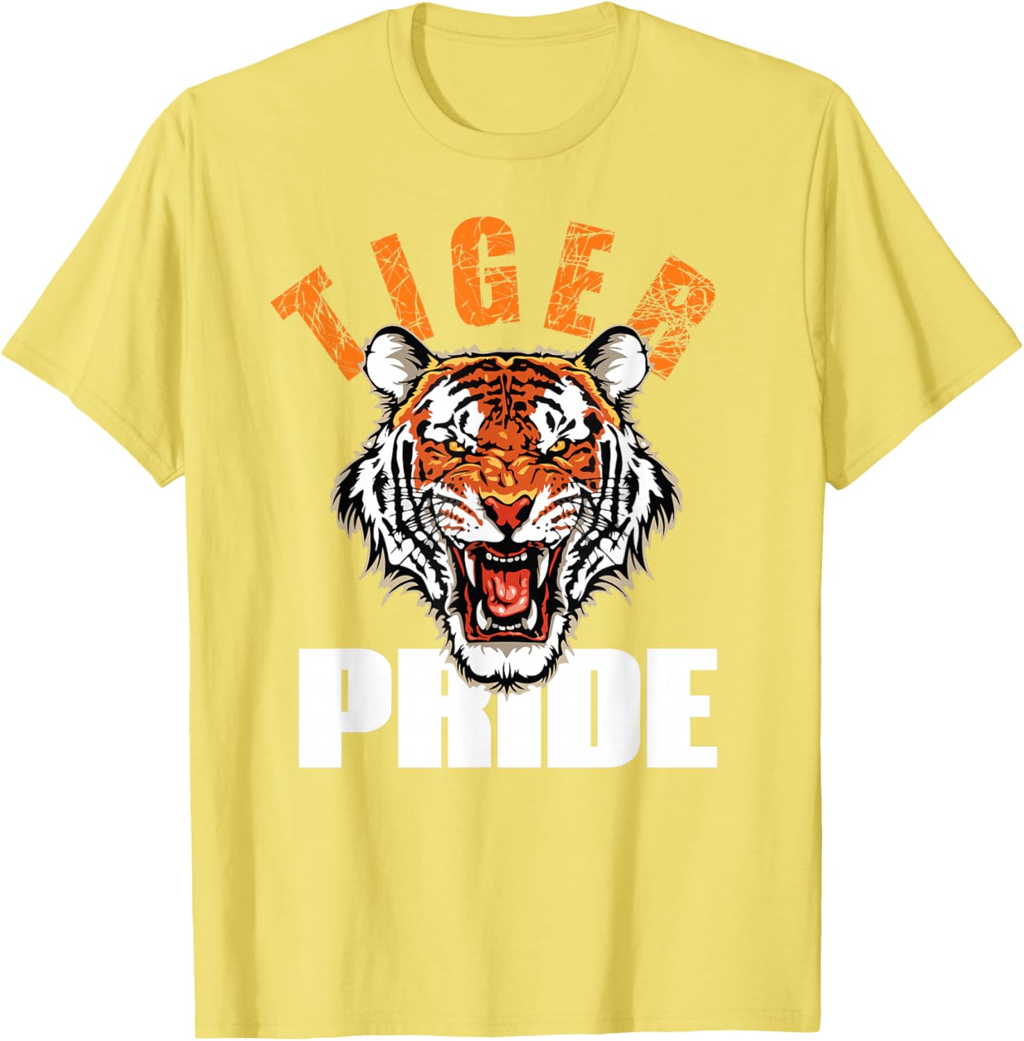Retro Vintage Tiger Pride Mascot T-Shirt for School Sports Team Fans - 27