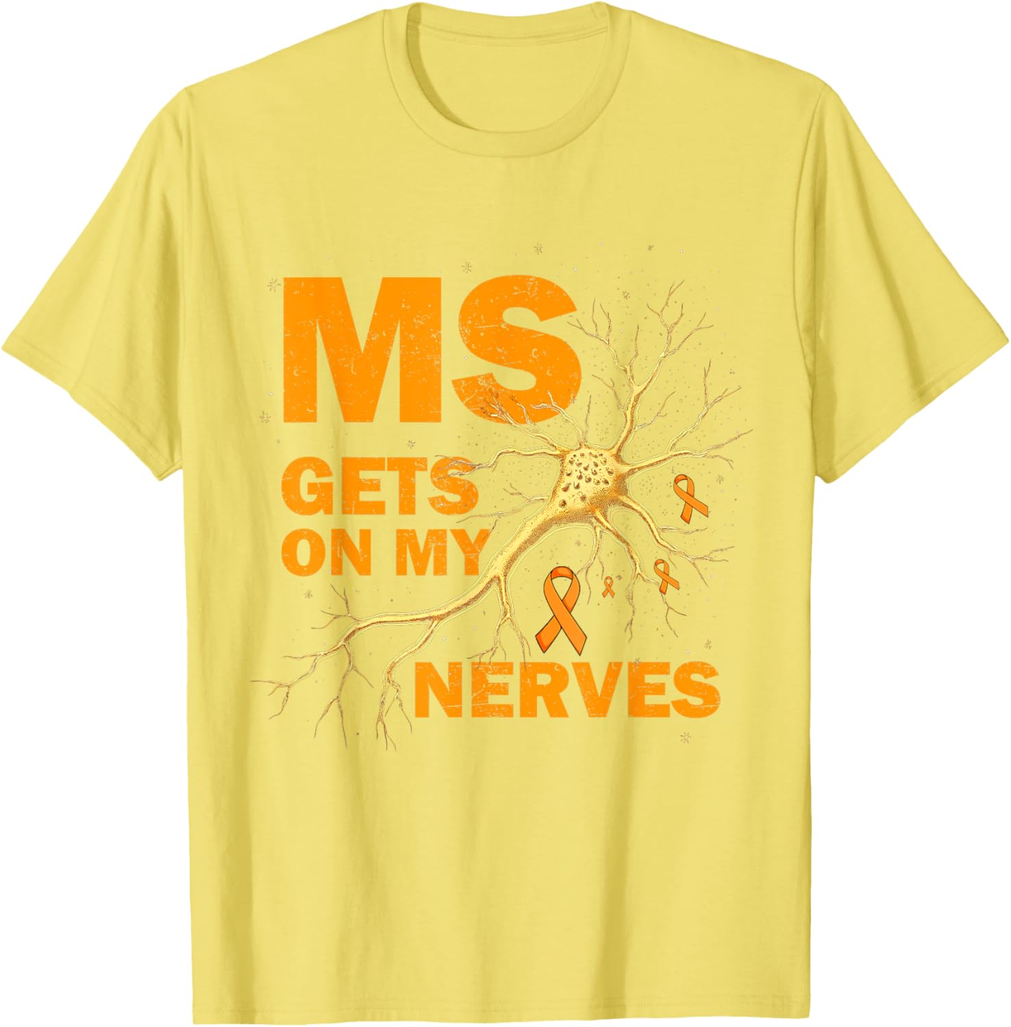 MS Awareness T-Shirt for Multiple Sclerosis Support - Cute & Comfy Design - 2