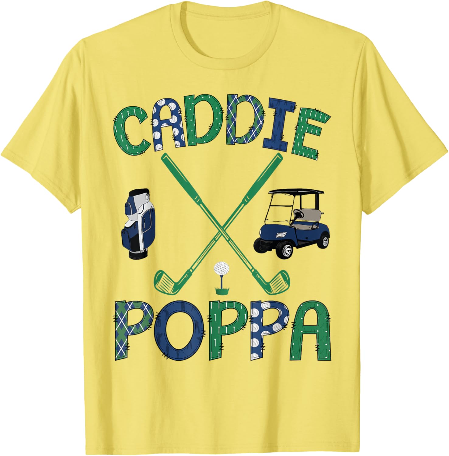 Caddie Poppa Golf Hole in One Birthday T-Shirt for Proud Dads - 5