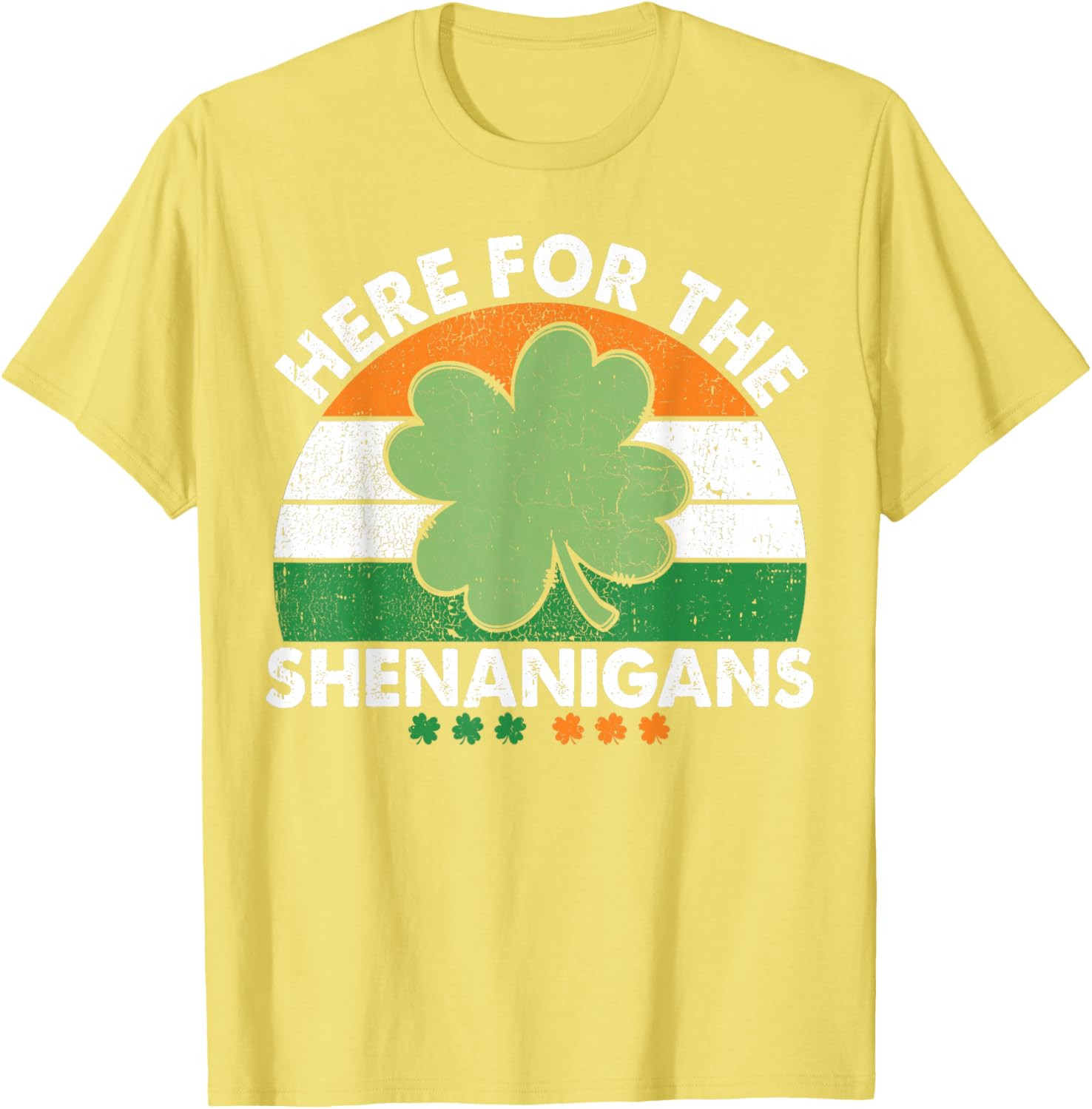 Here For The Shenanigans St Patricks Day T-Shirt Fun Irish Apparel - 10