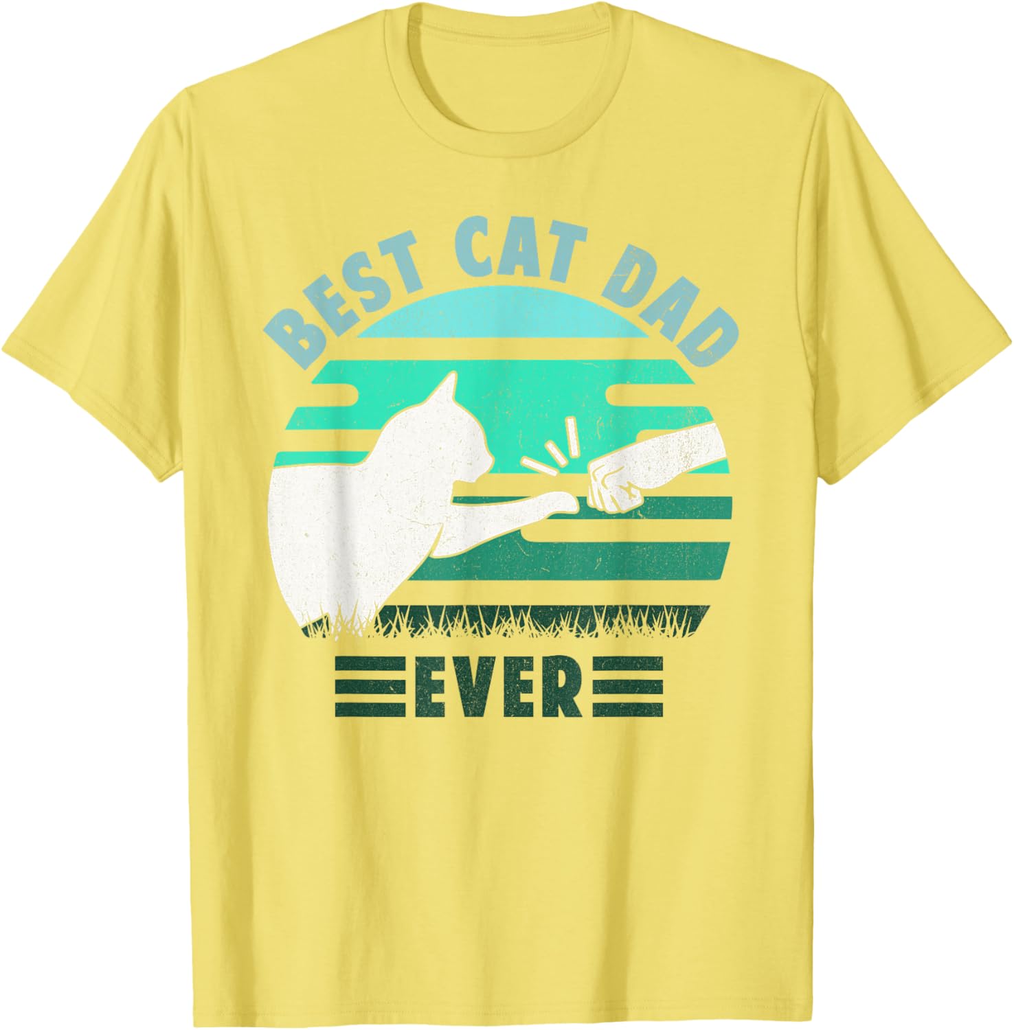 Best Cat Dad Ever Father's Day T-Shirt for Proud Cat Daddies - 1