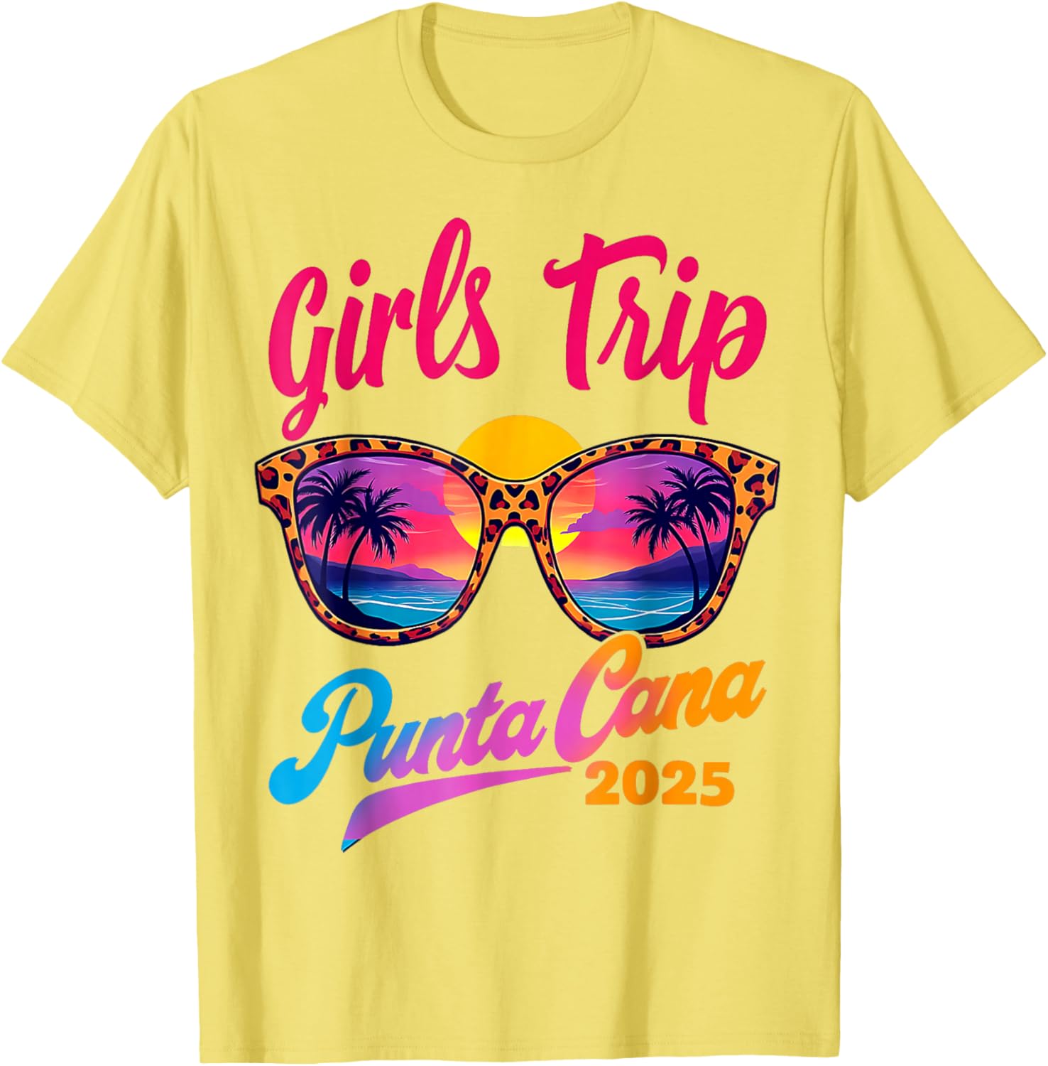 Girls Trip Punta Cana 2025 Matching Summer T-Shirt for Women - 5