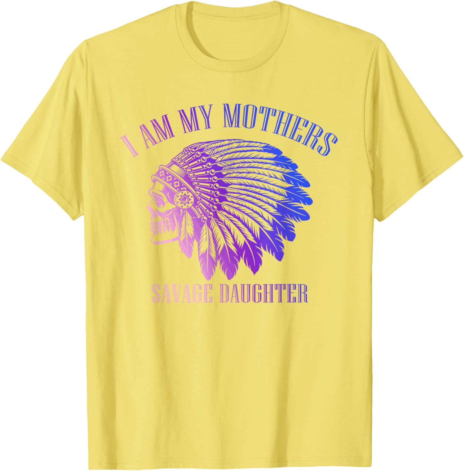 Savage Daughter Apache Skull T-Shirt for Bold Mother-Daughter Style - 10