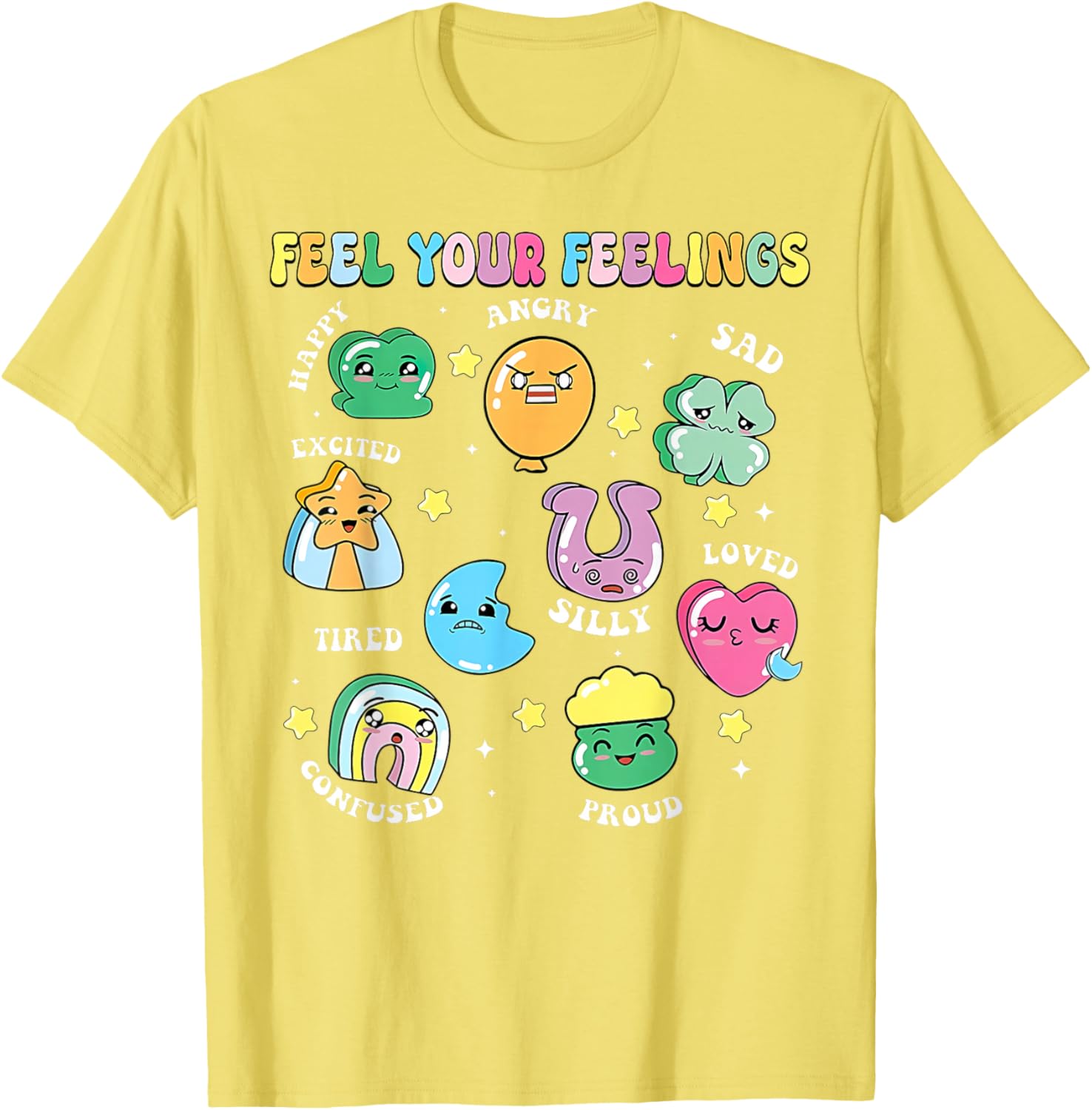 St Patricks Day Feels Your Feelings Teacher T-Shirt for School Counselors - 15
