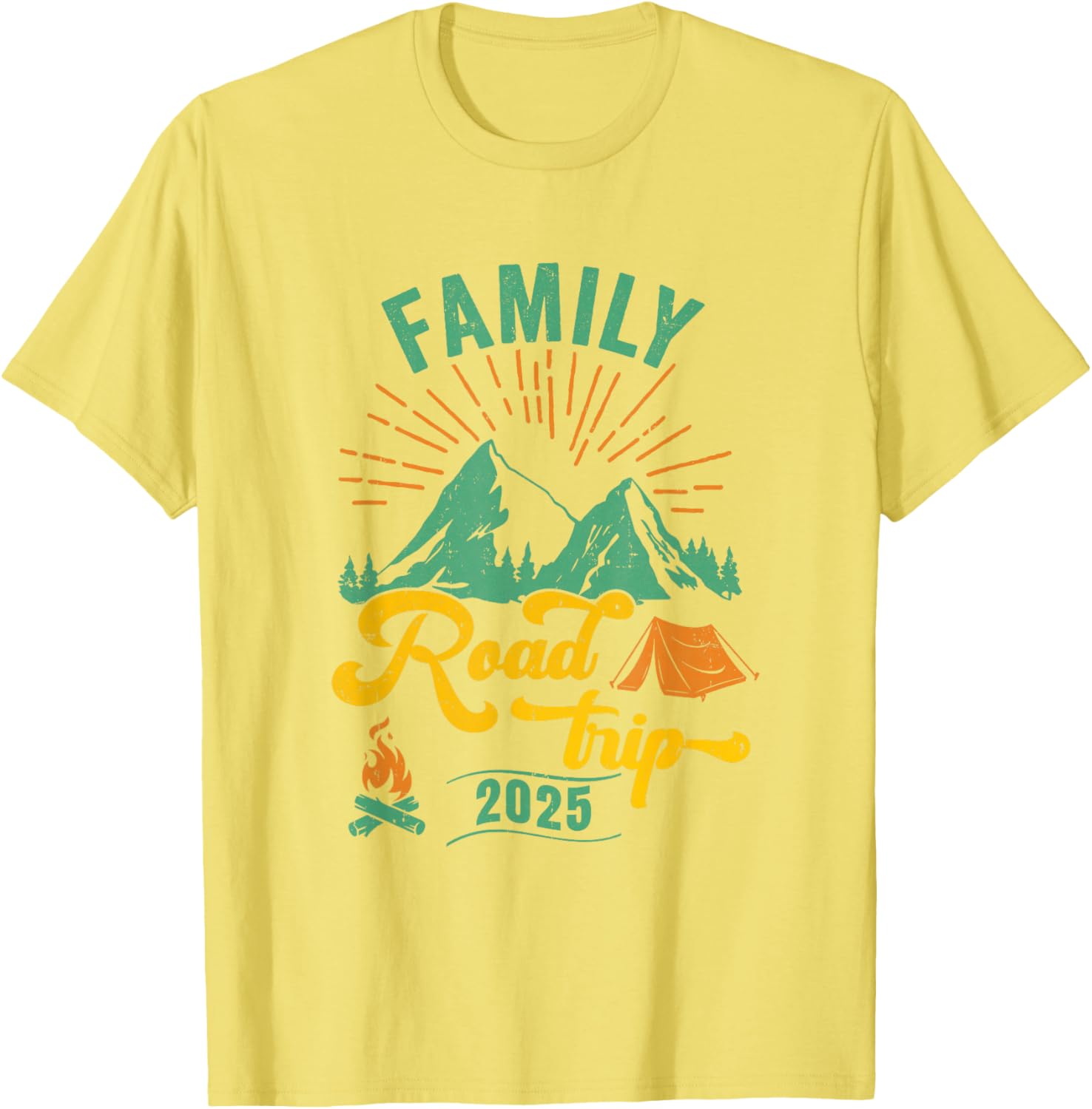 Family Road Trip Camping T-Shirt 2025 Adventure Vacation Gear - 23