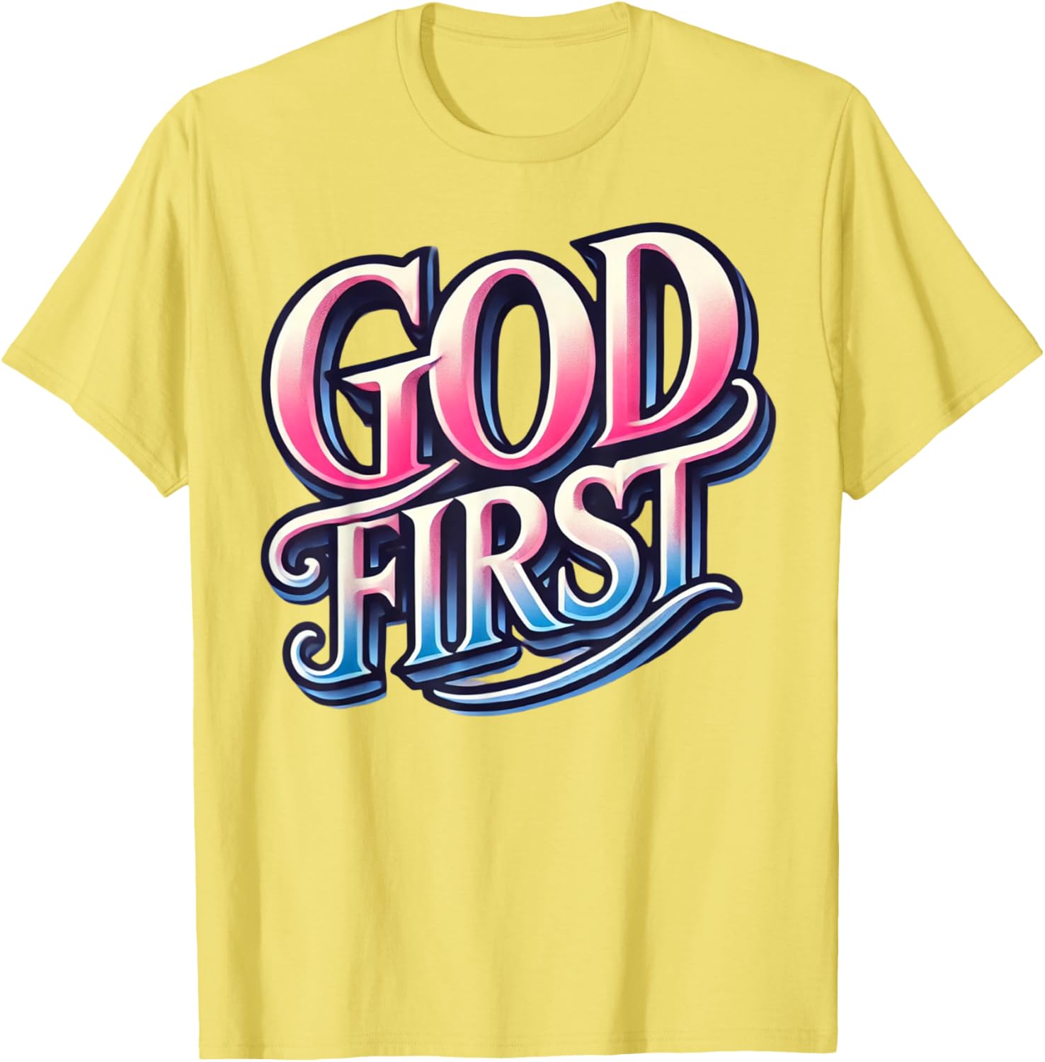 Funny Religious Family T-Shirt Unisex Modern Classic Fit Black Small - 16