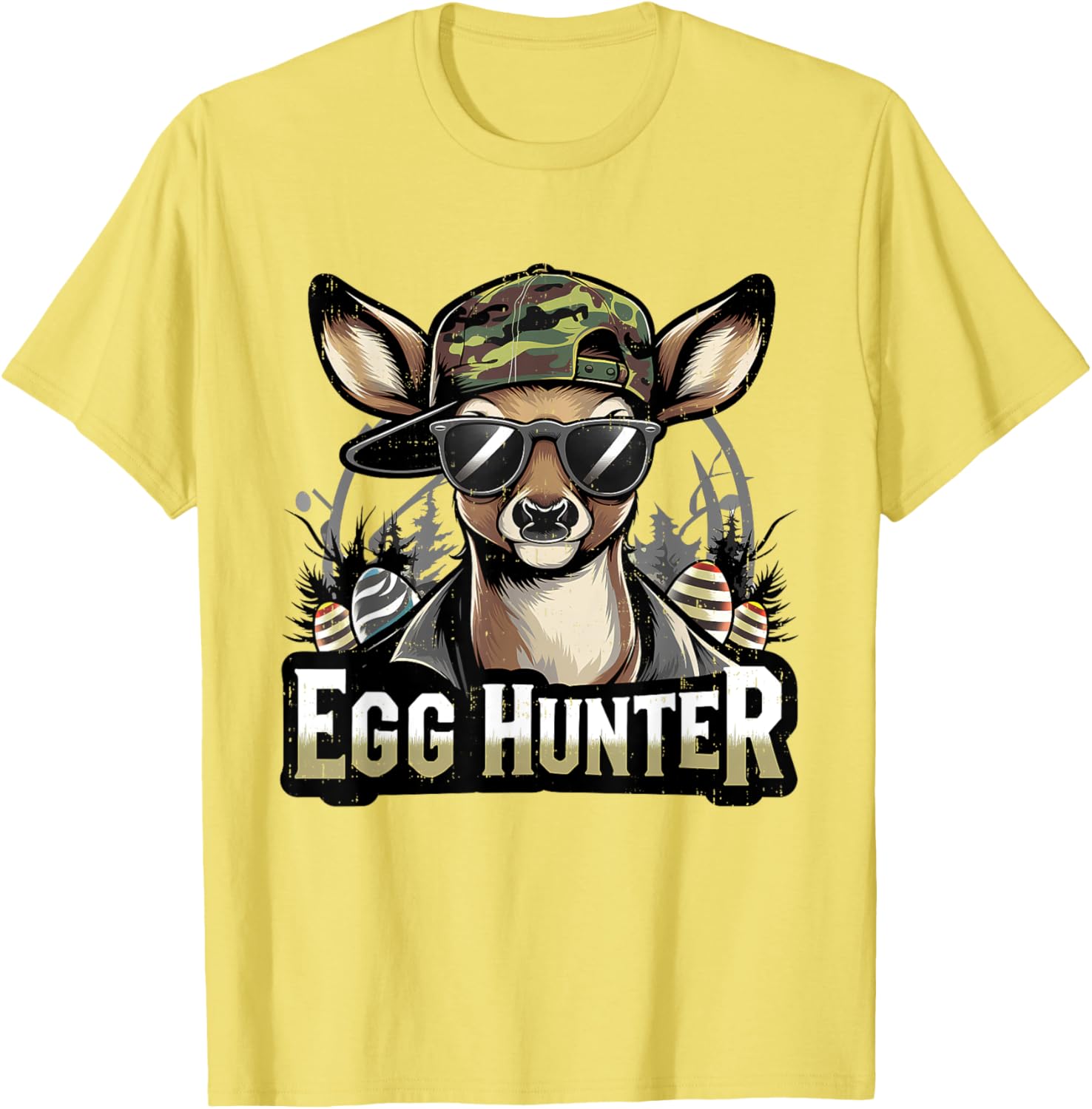 Funny Camo Easter Egg Hunter T-Shirt for Kids - Perfect for Boys and Girls - 17