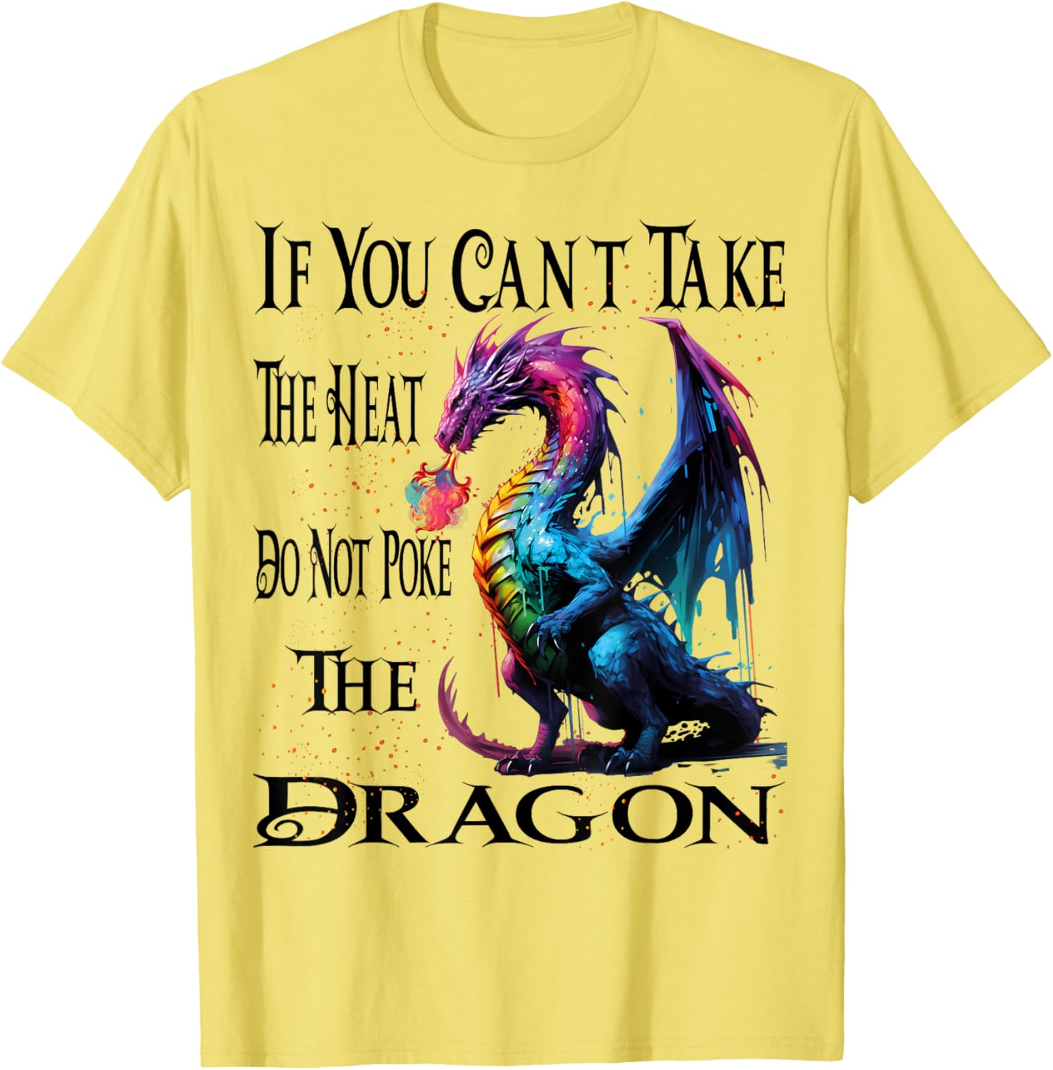 Cool Dragon Flame-Spewing T-Shirt for Mythical Creature Fans - 1