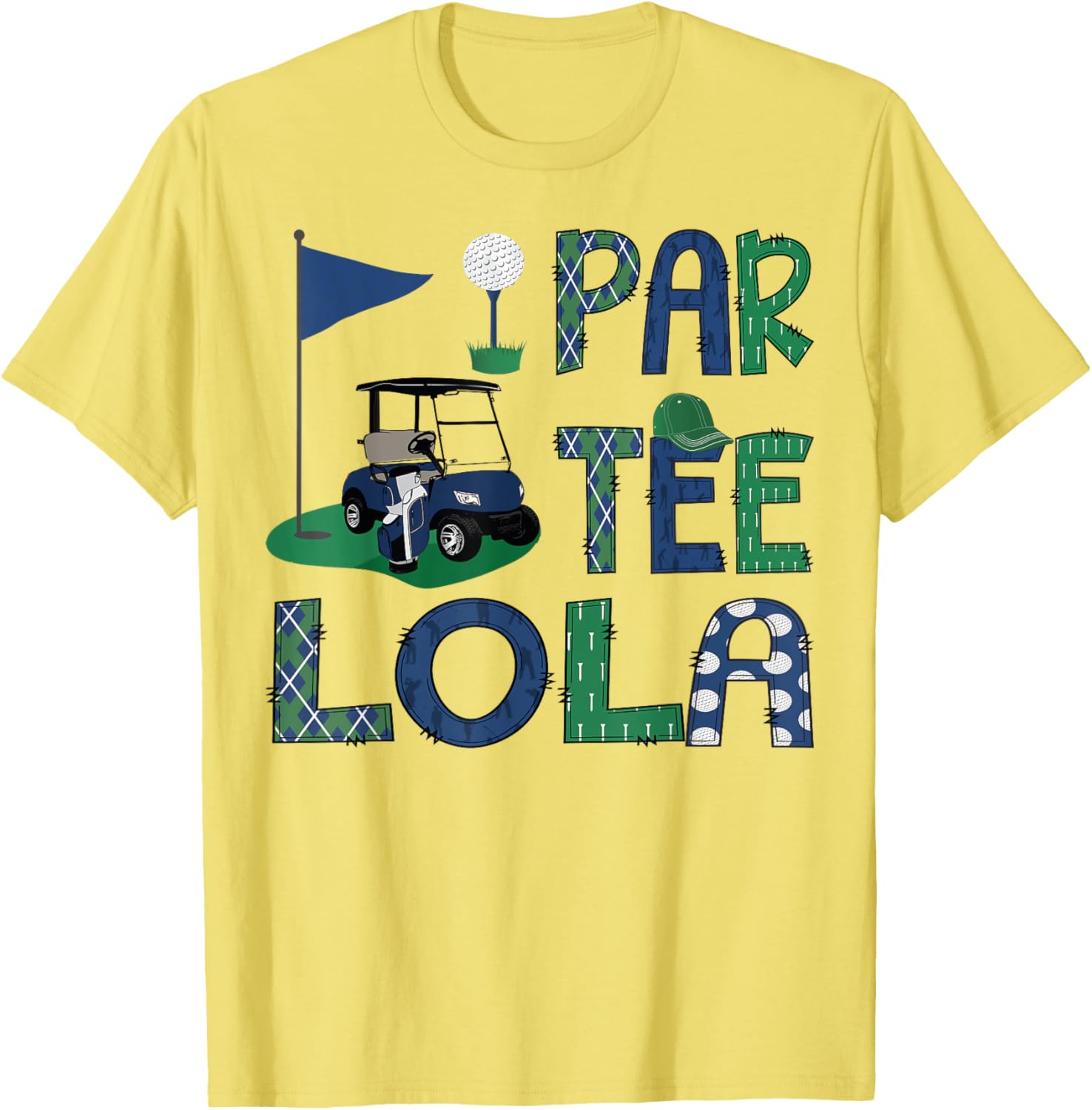 Par-Tee Lola Golf Lover Family Matching Birthday T-Shirt for Fun Celebrations - 6