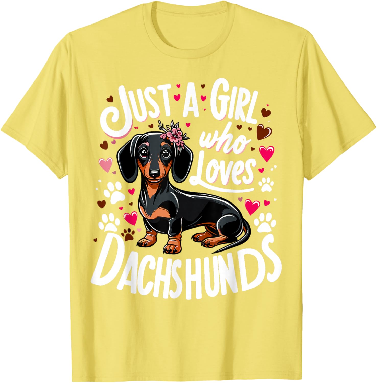Dachshund Lover T-Shirt for Girls – Perfect Gift for Dog Moms - 3
