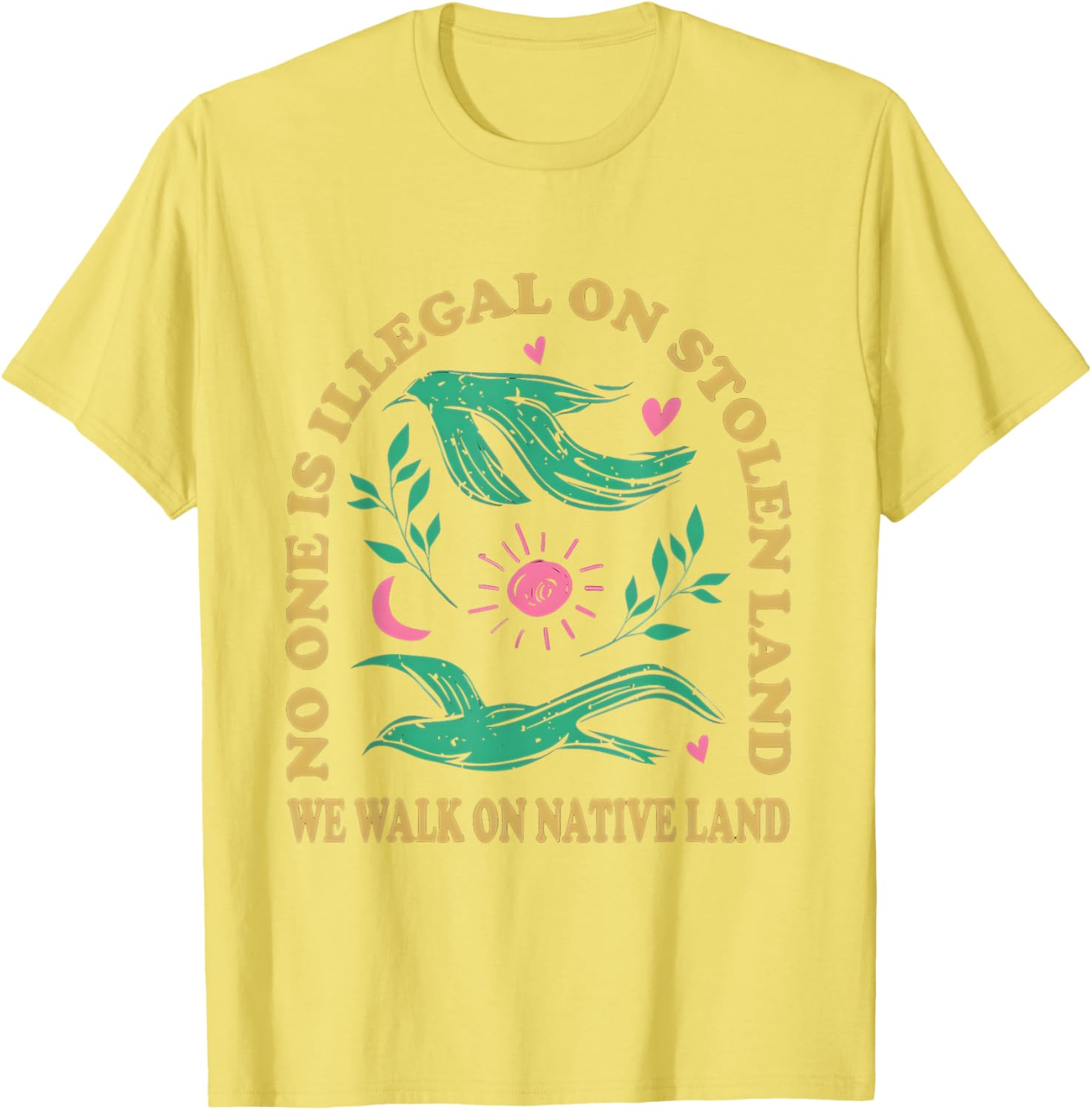 No One Is Illegal On Stolen Land Native American T-Shirt for All Ages - 2