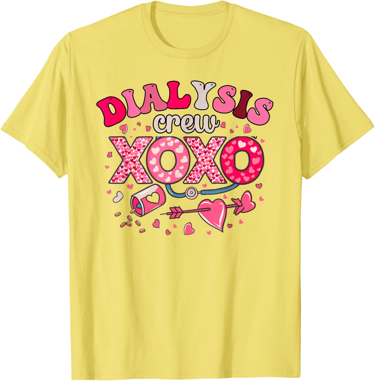 XOXO Dialysis Nurse Valentine's Day T-Shirt for Caregivers 2025 - 17