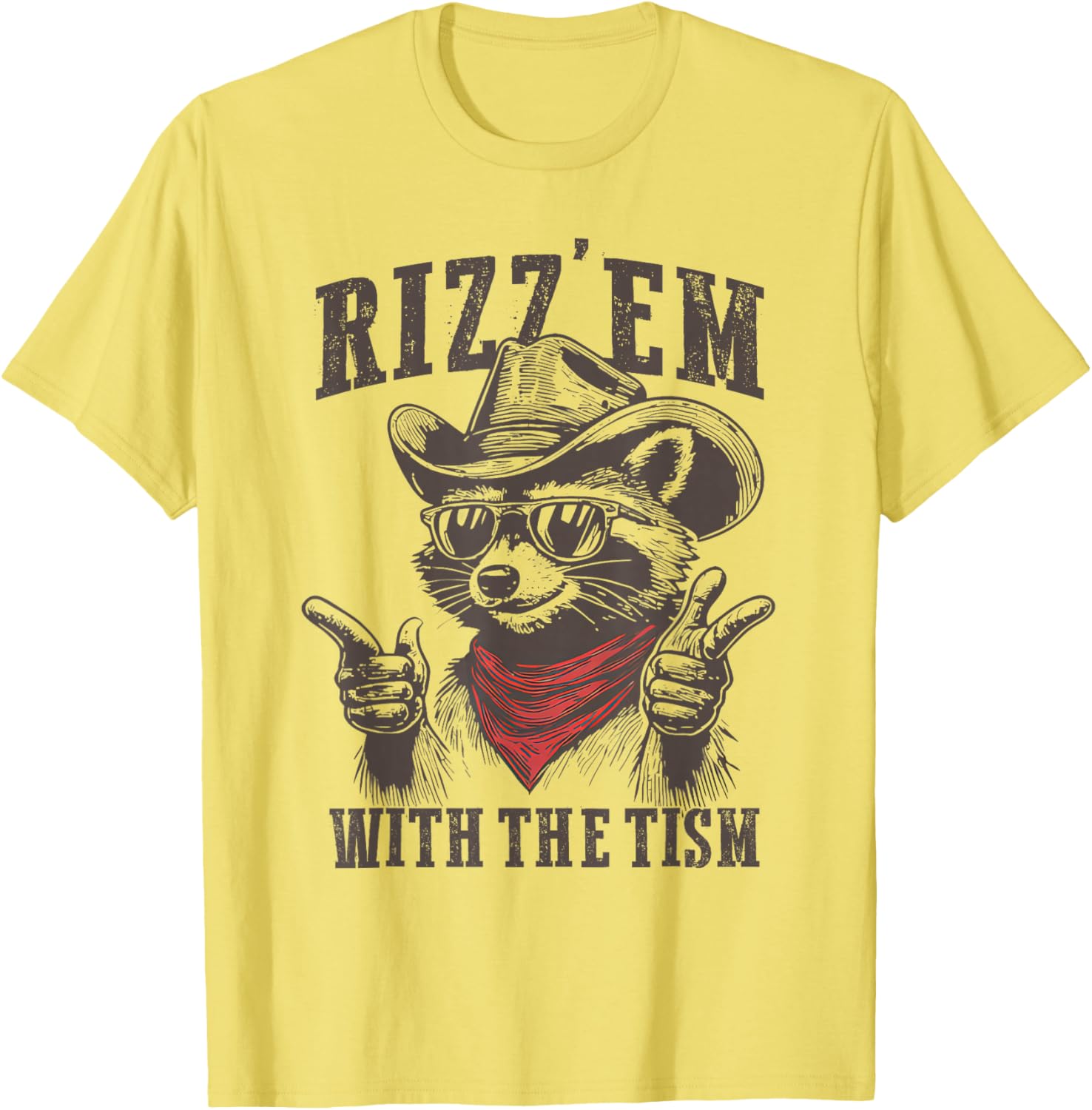 Funny Autism Raccoon T-Shirt with Meme Style Humor for All Ages - 14