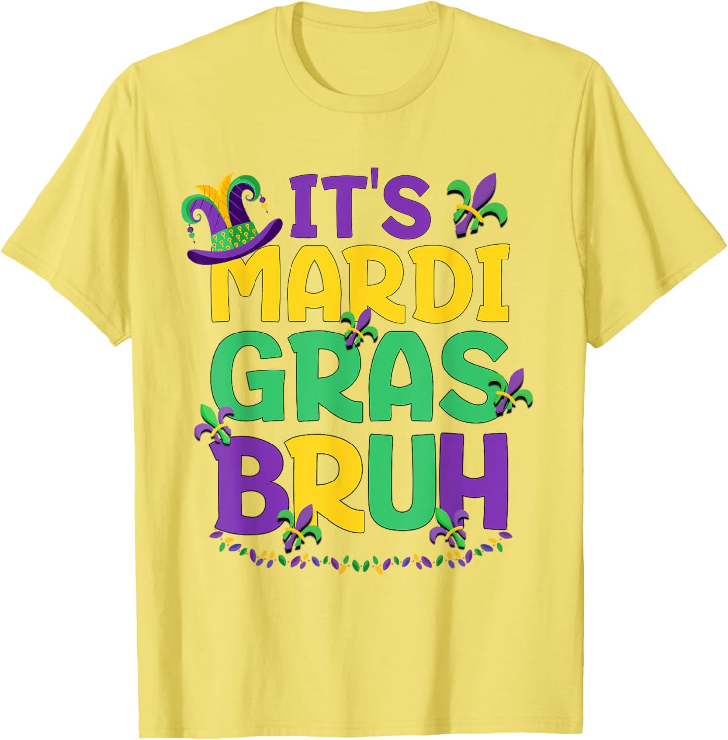 Cool Bruh Mardi Gras T-Shirt for Teens and Boys Celebrating Carnival Fun - 11