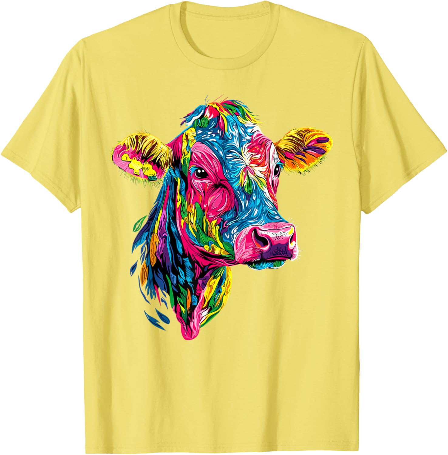 Cute Vegan Cow T-Shirt for Cattle Farmers - Adorable Farm Apparel - 20