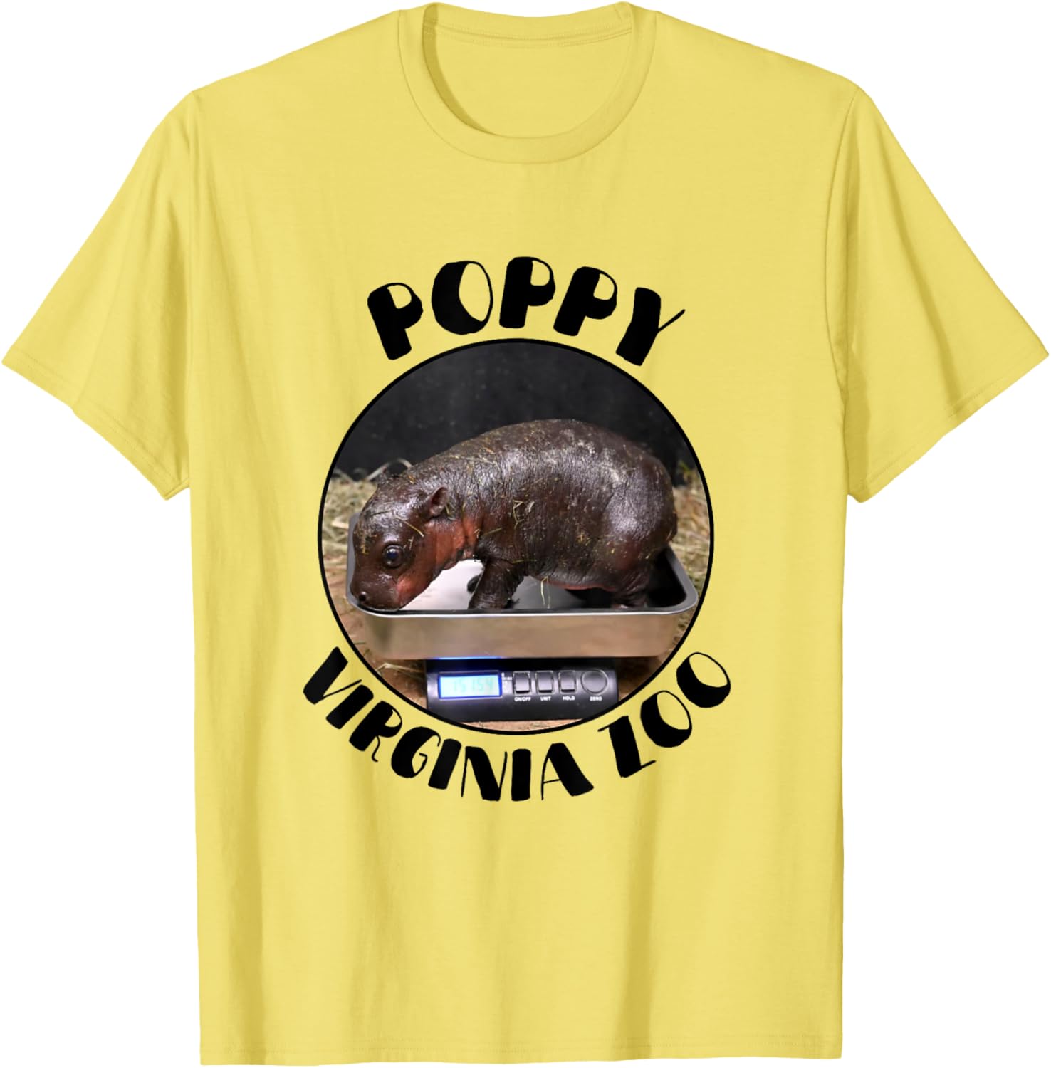 Poppy Virginia Zoo Pygmy Hippo T-Shirt Adorable Baby Hippo Shirt - 16