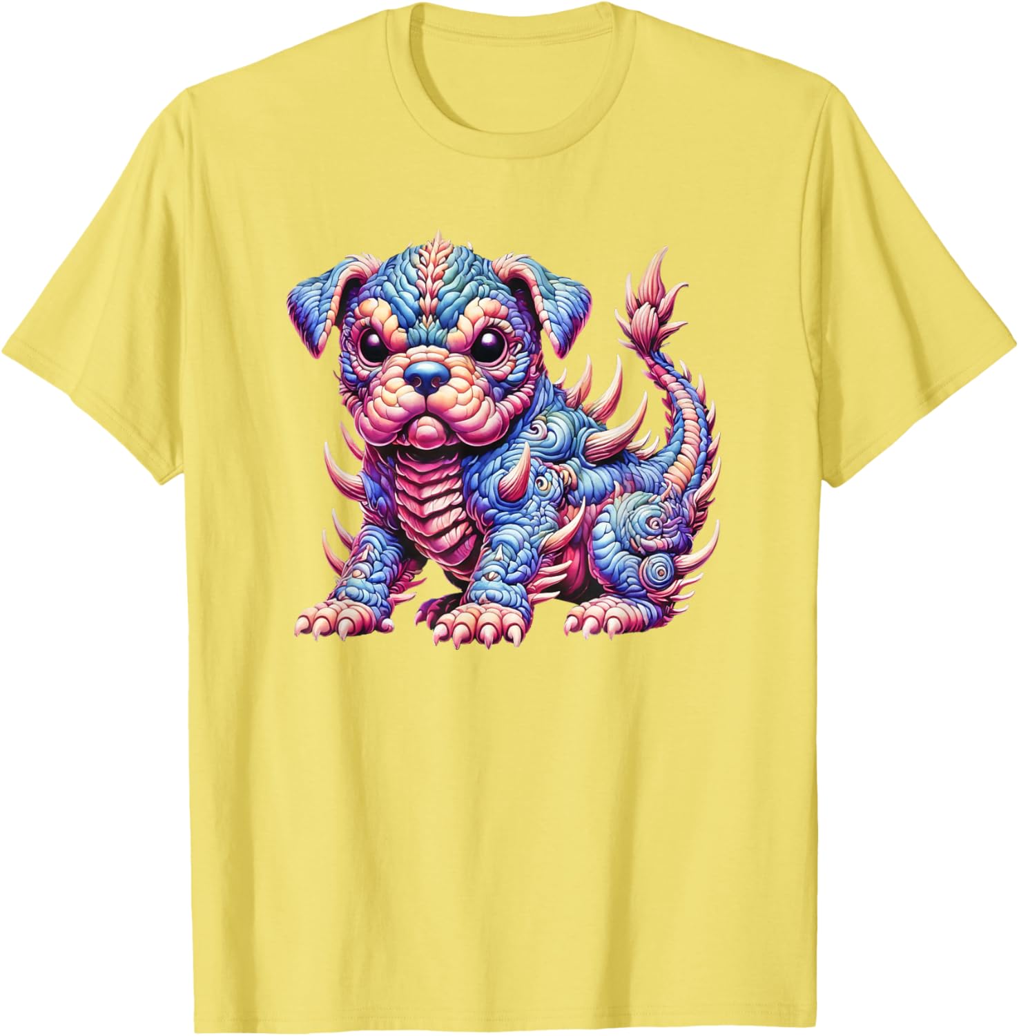 Imaginative Puppy Dog Monster T-Shirt Fun Chimerical Creature Design - 12