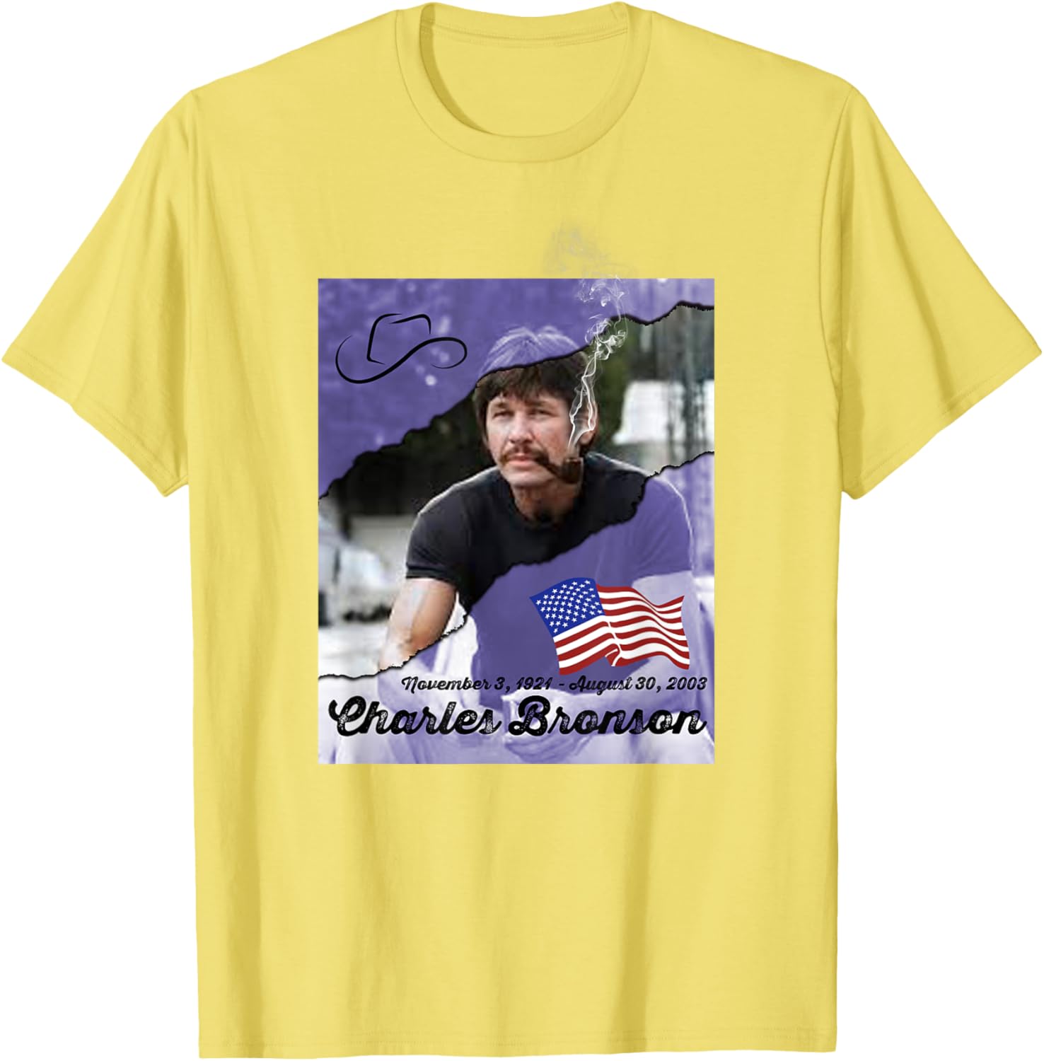 Charles Bronson 002 T-Shirt for Fans of Classic Movies and Style - 6