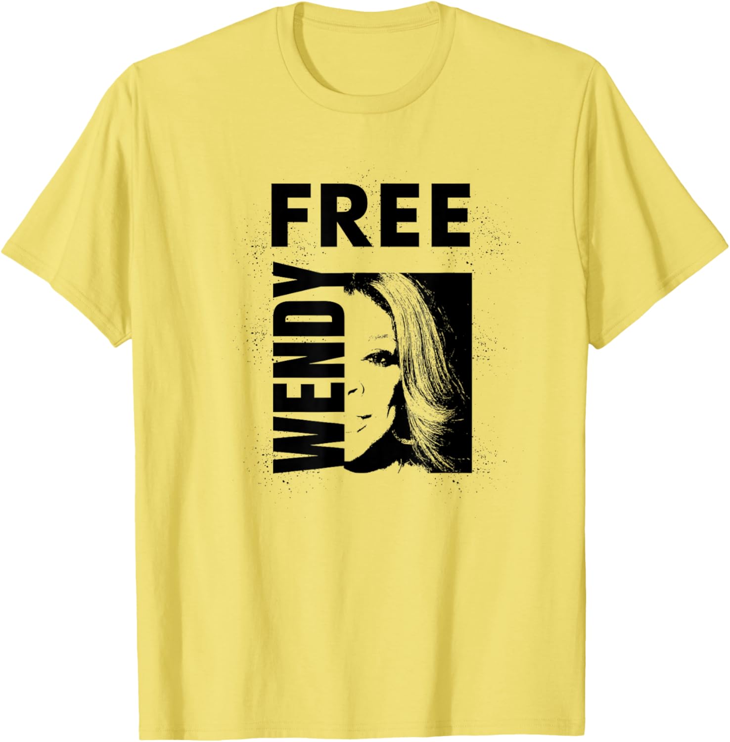 Free Wendy Outline Square Design T-Shirt for Trendy Casual Style - 16