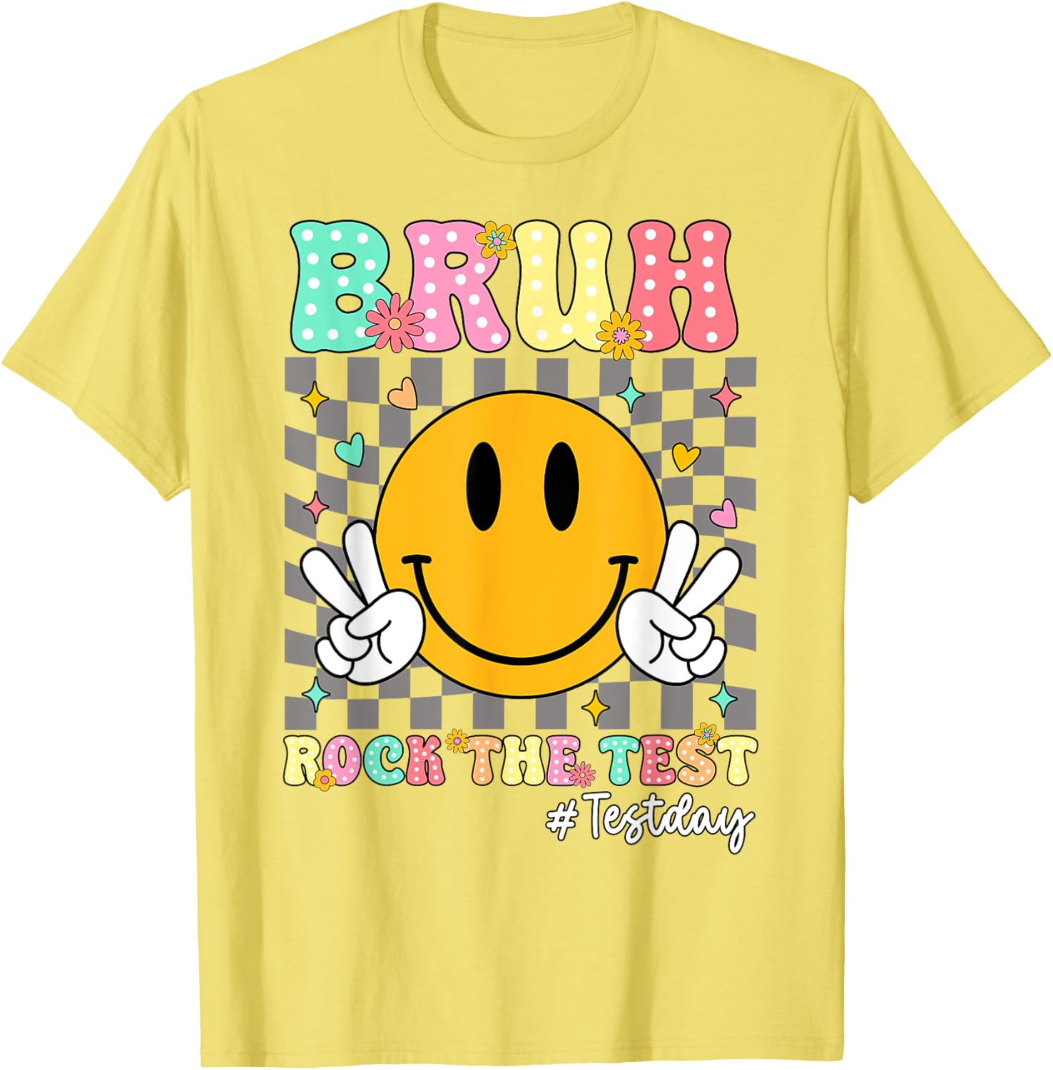 You Got This Test Day Smile Rock the Test Kids T-Shirt for Boys and Girls - 10