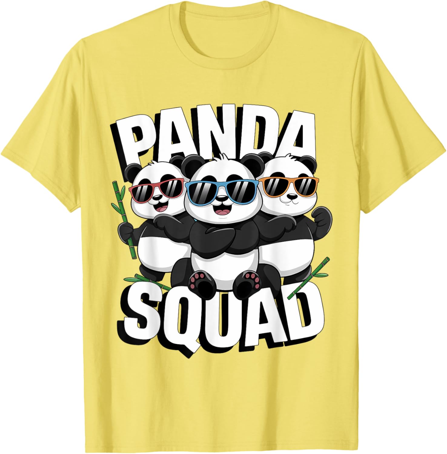 Panda Squad Family Matching T-Shirt for National Panda Day Fun - 10