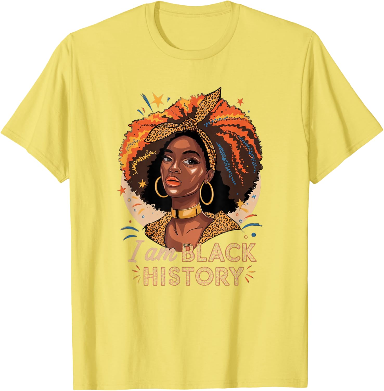 I'm Black History Afro Motif T-Shirt - Celebrate Heritage and Pride - 3