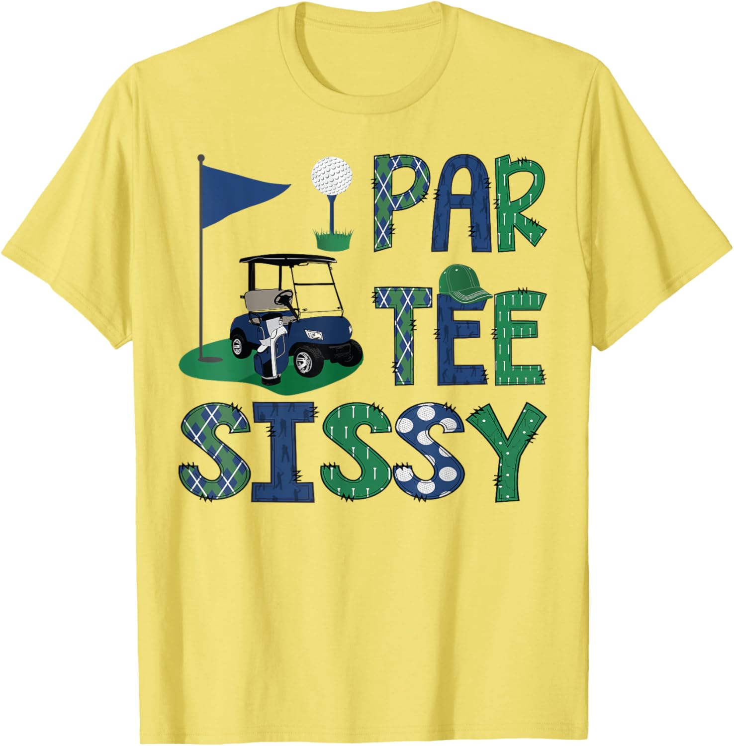 Par-Tee Sissy Golf Lover Family Matching T-Shirt for Birthday Fun - 1