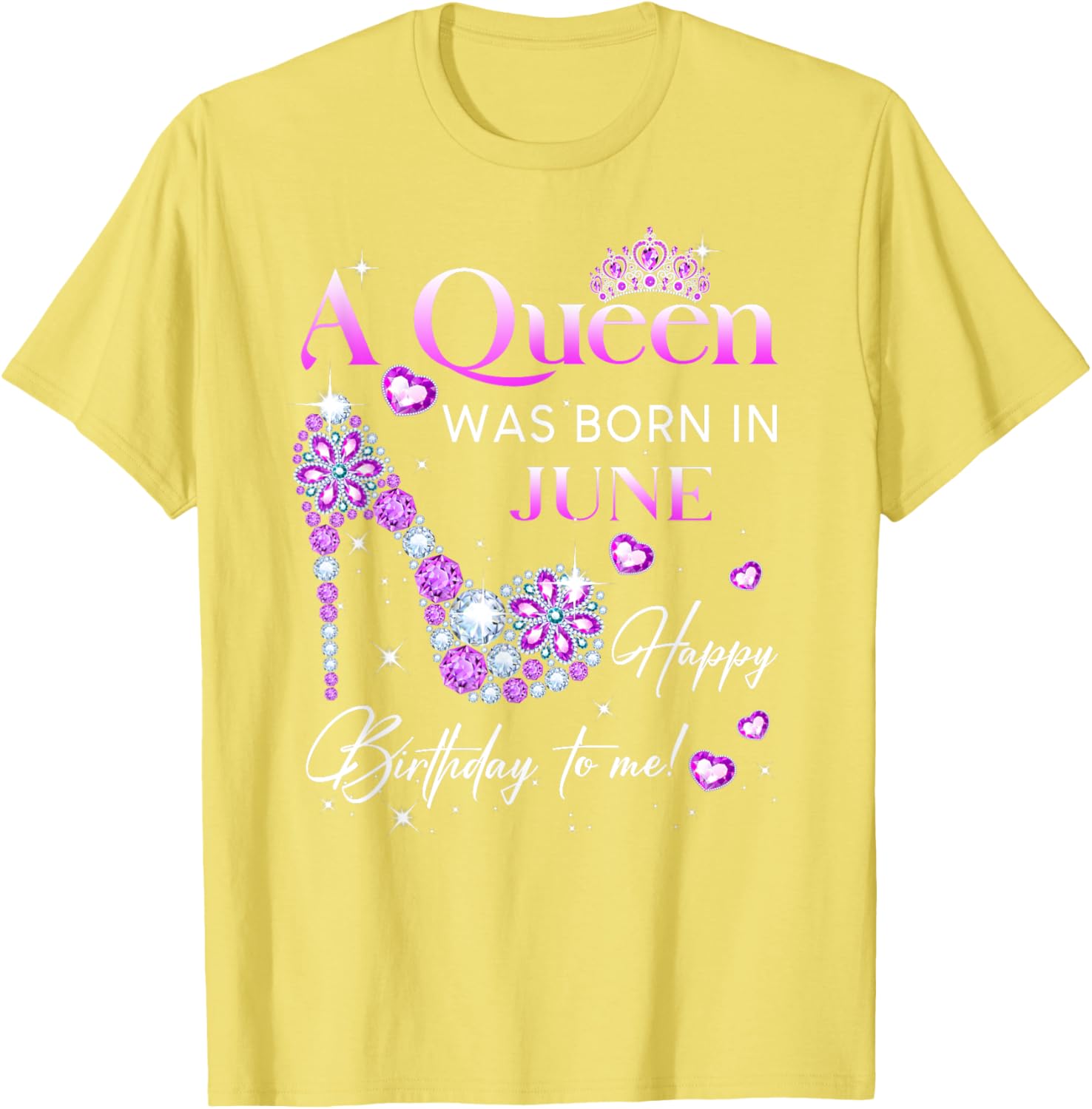 Queen Was Born In June T-Shirt for Women - Perfect Birthday Gift - 5