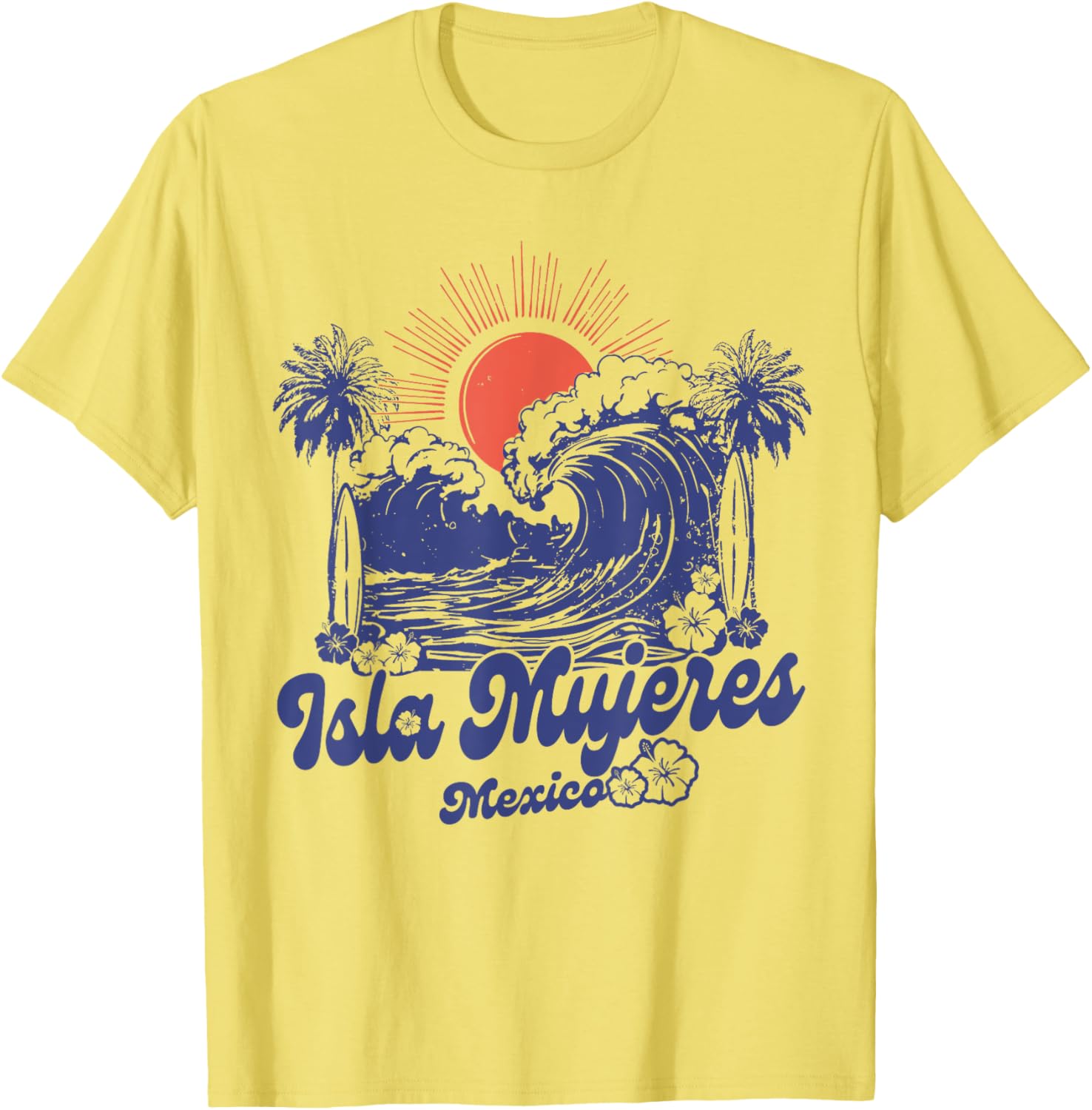 Isla Mujeres 2025 Vintage Surfing T-Shirt Retro 70s Style Apparel - 16