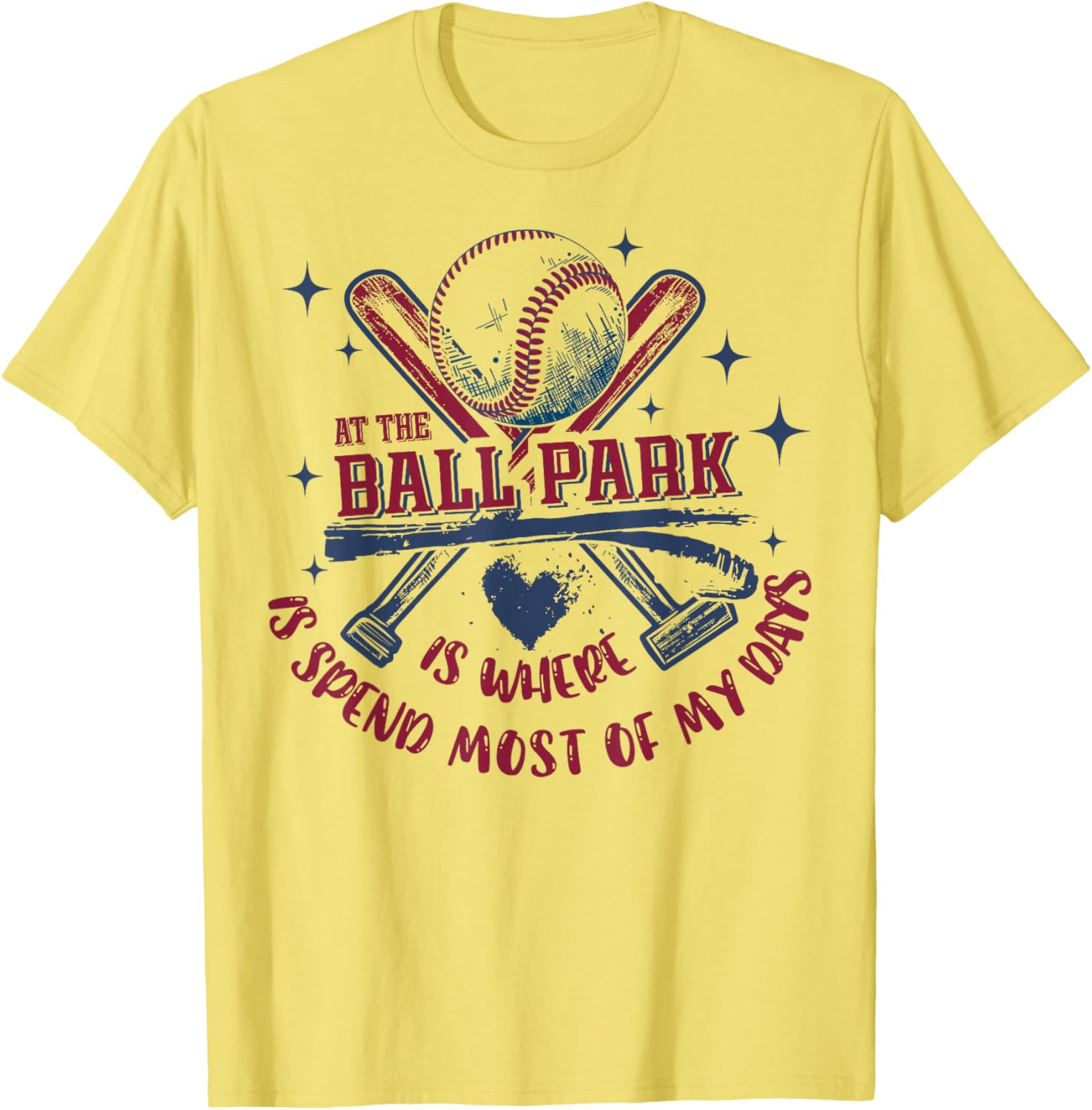 Baseball At The Ballpark T-Shirt Perfect for Sports Fans and Players - 4
