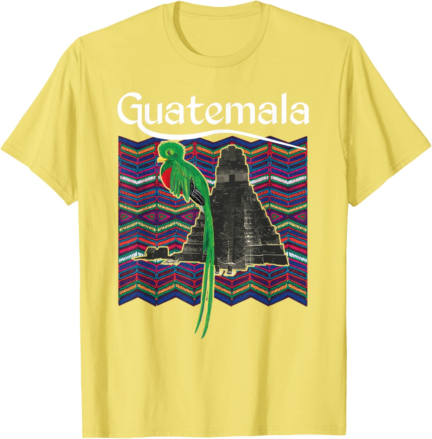 Quetzal Guatemala Traditional Maya T-Shirt – Chic Chapin Design - 3