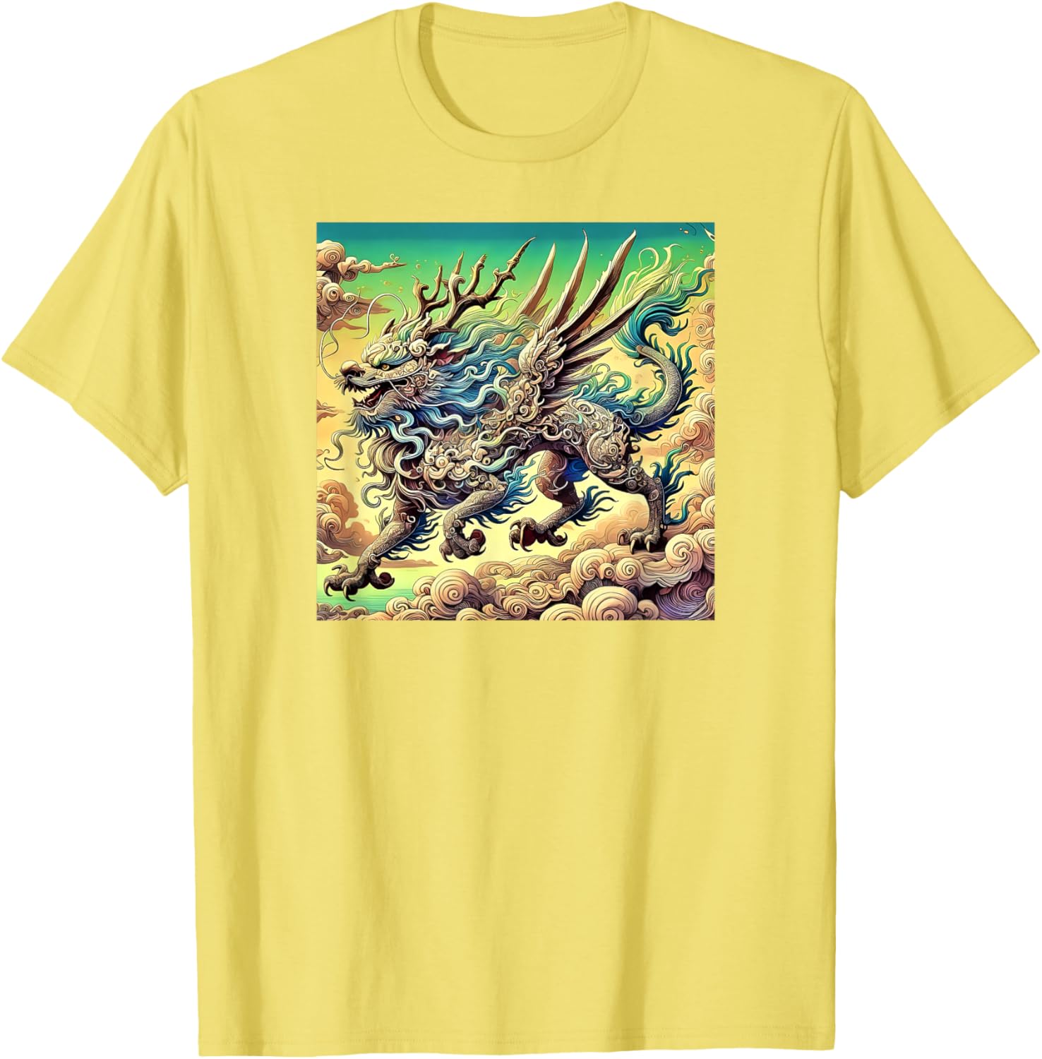 Legendary Qilin Dragon-Inspired T-Shirt for Unique Fashion Lovers - 20