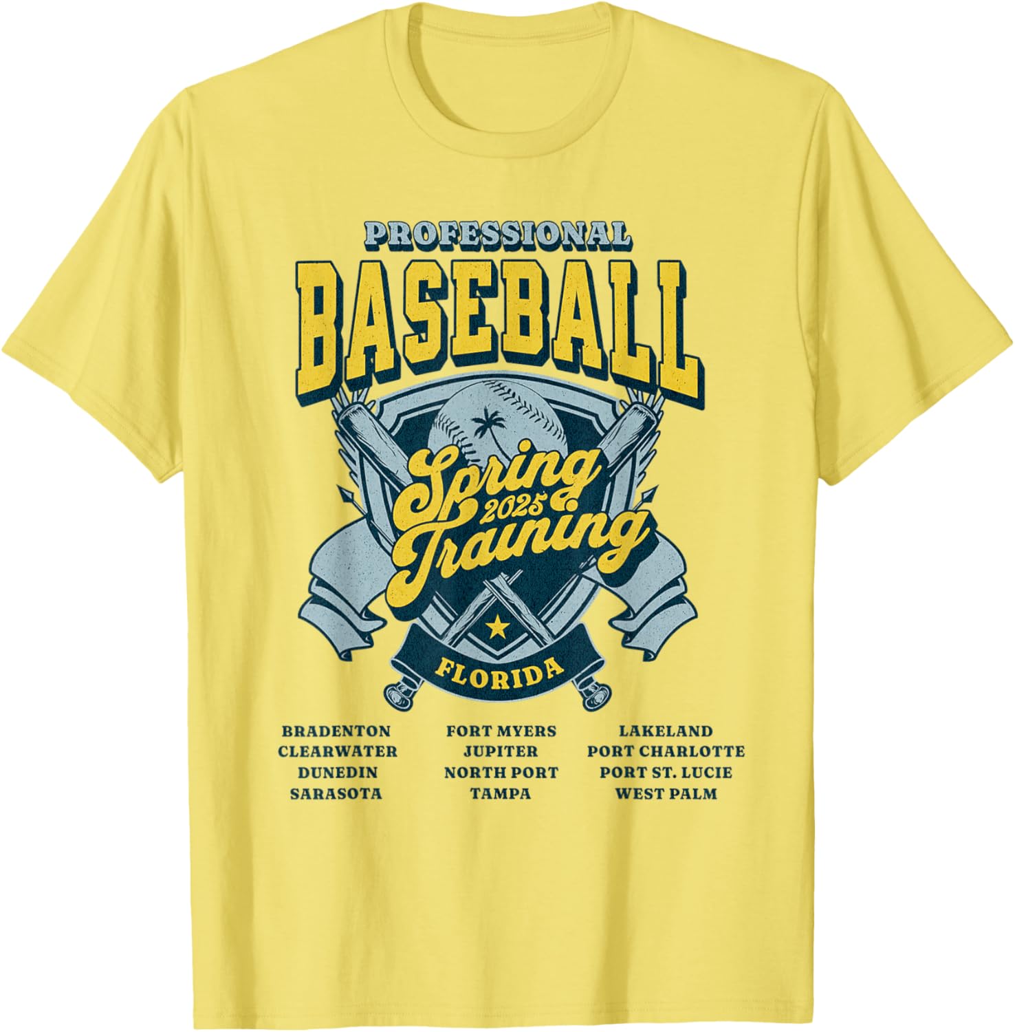 Professional Baseball Spring Training 2025 T-Shirt for Florida Fans - 10